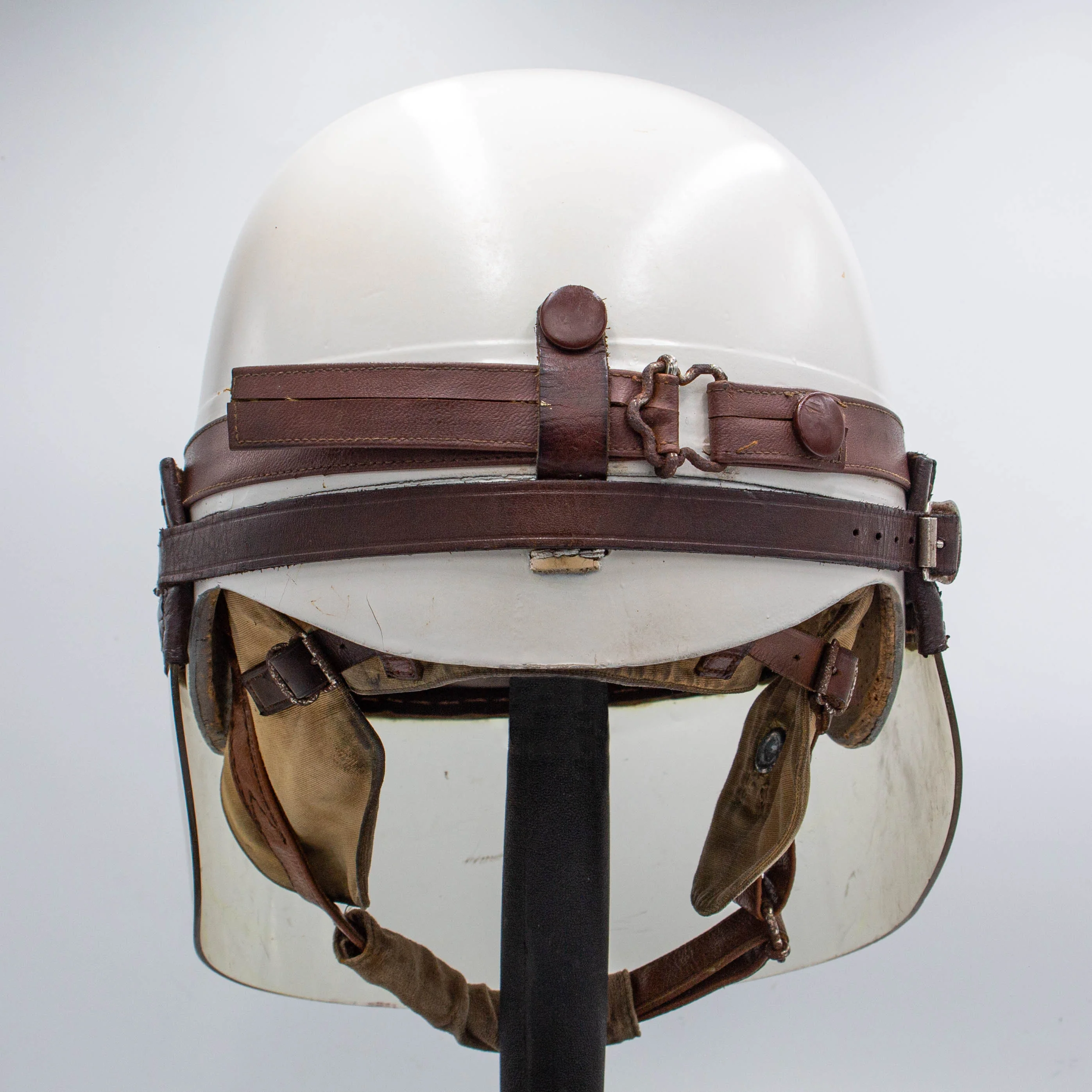 1950s Vintage Everoak Herbert Johnson F-1 Racing Helmet - Image 5