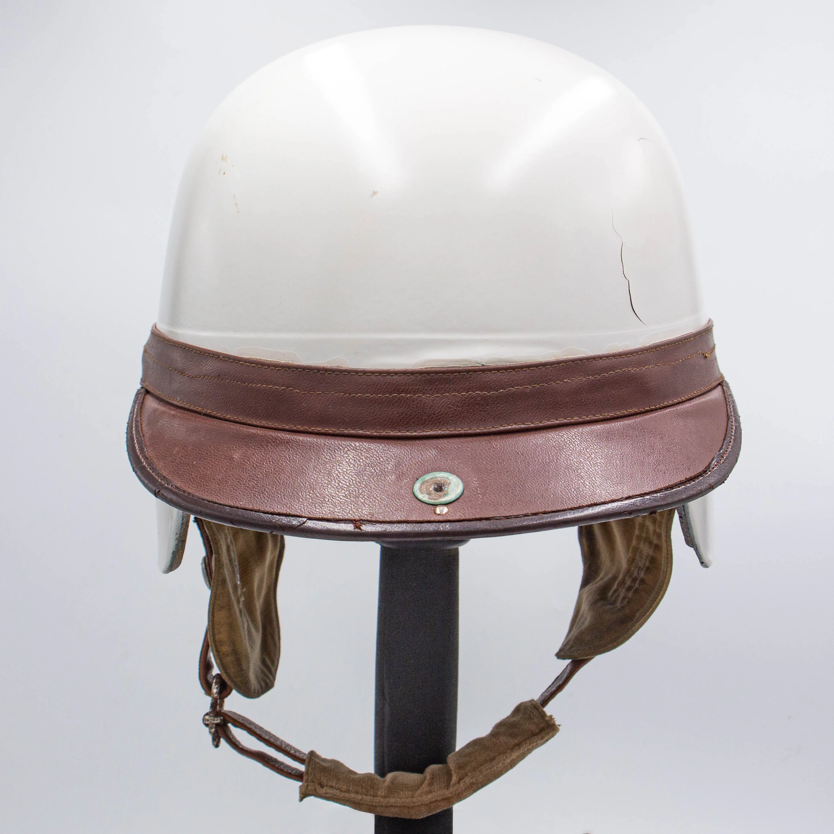 1950s Vintage Everoak Herbert Johnson F-1 Racing Helmet - Image 7