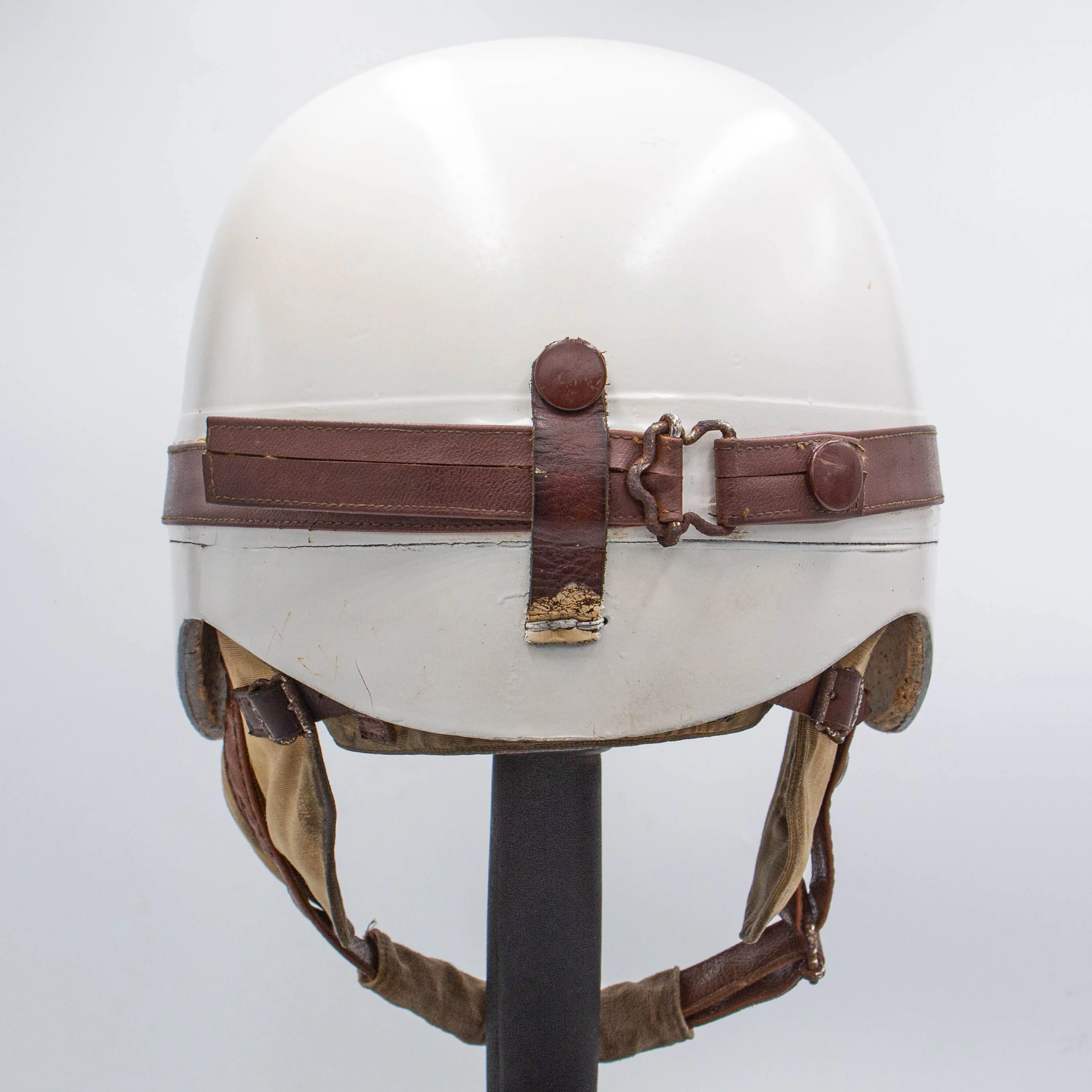 1950s Vintage Everoak Herbert Johnson F-1 Racing Helmet - Image 8