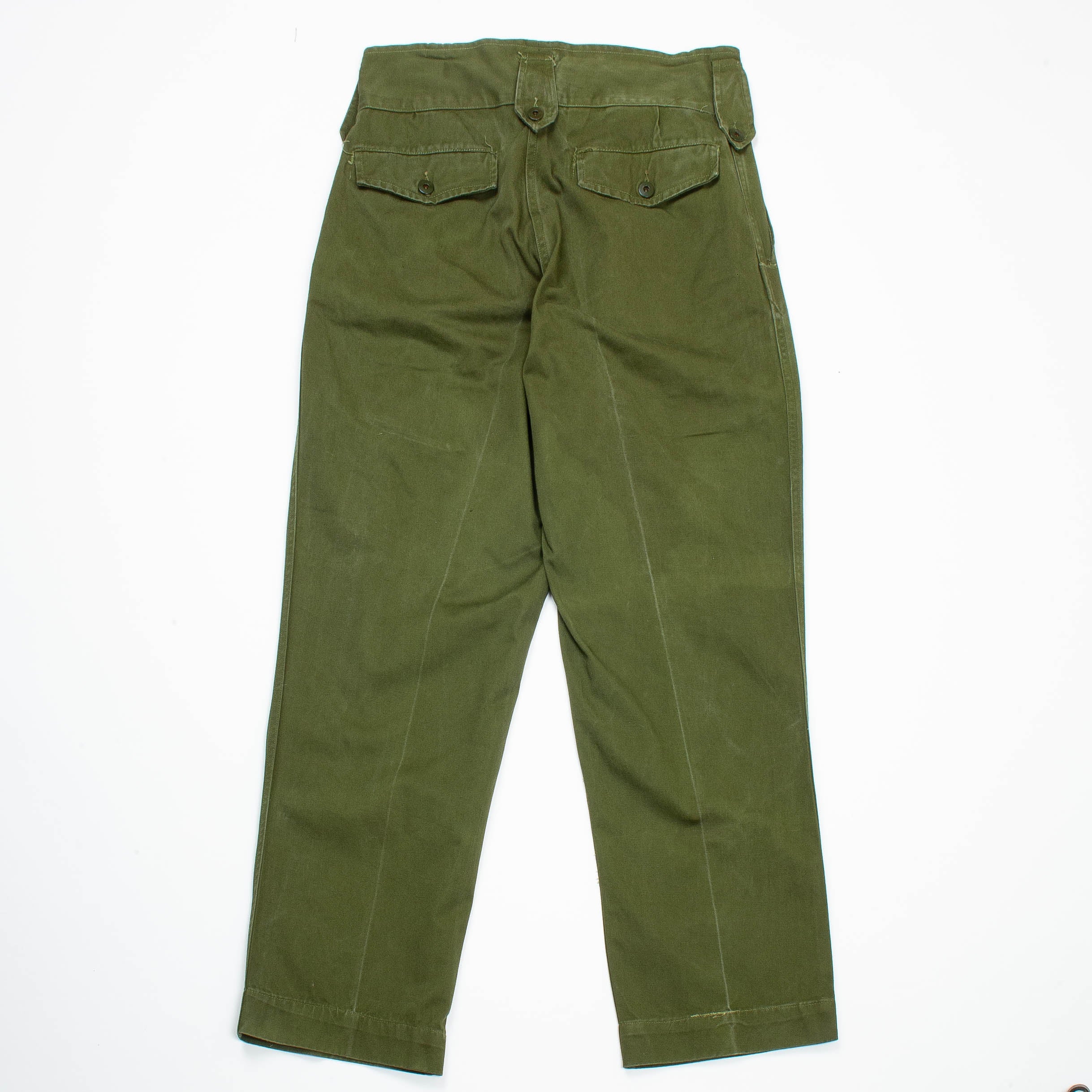1963 Dated Canadian Army Drill Jungle Trousers - 33x31 - Image 8