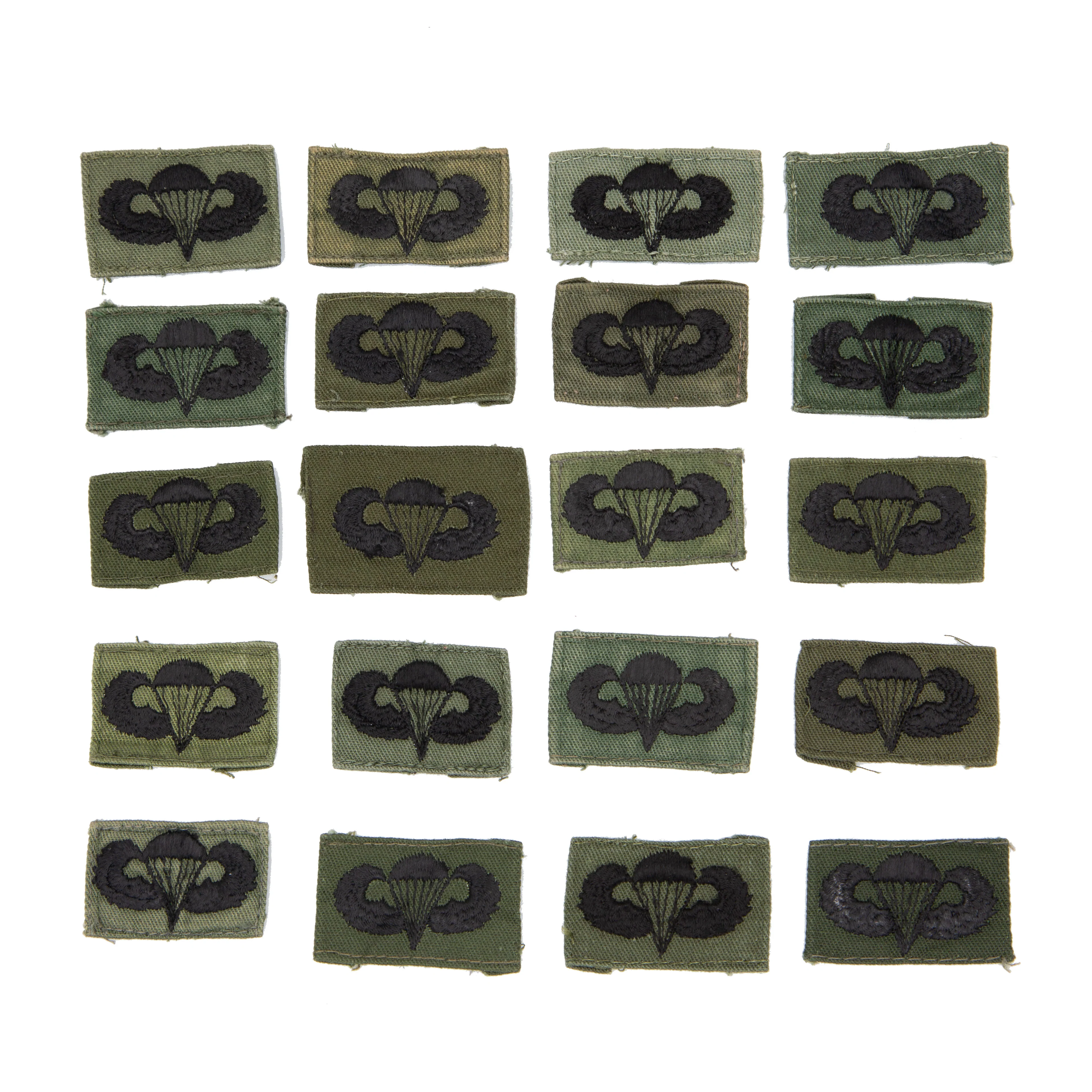 1x Original Vietnam Era US-Made Subdued Jump Wings Patch