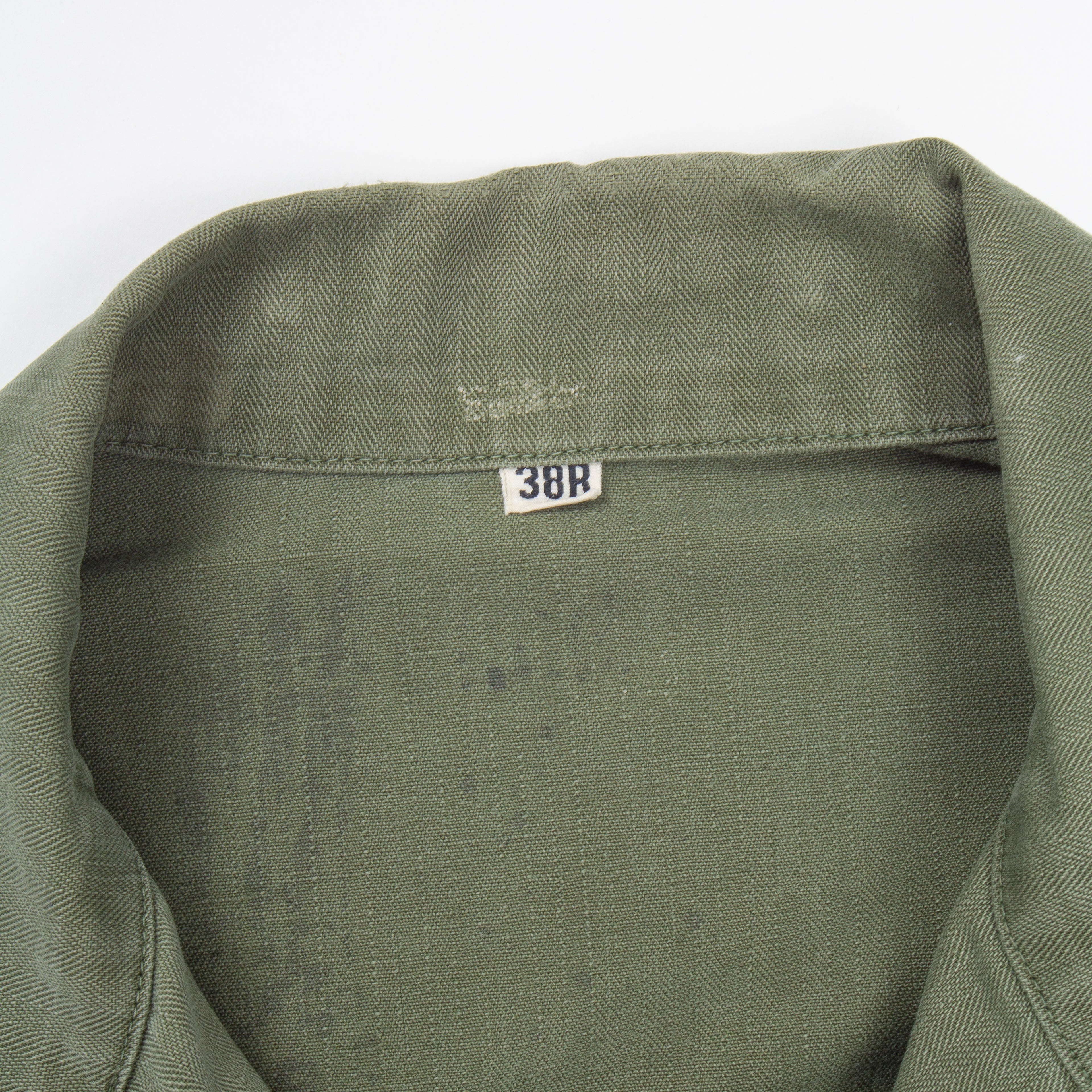 40s WW2 Vintage '45D' HBT Jacket - Large - Image 3