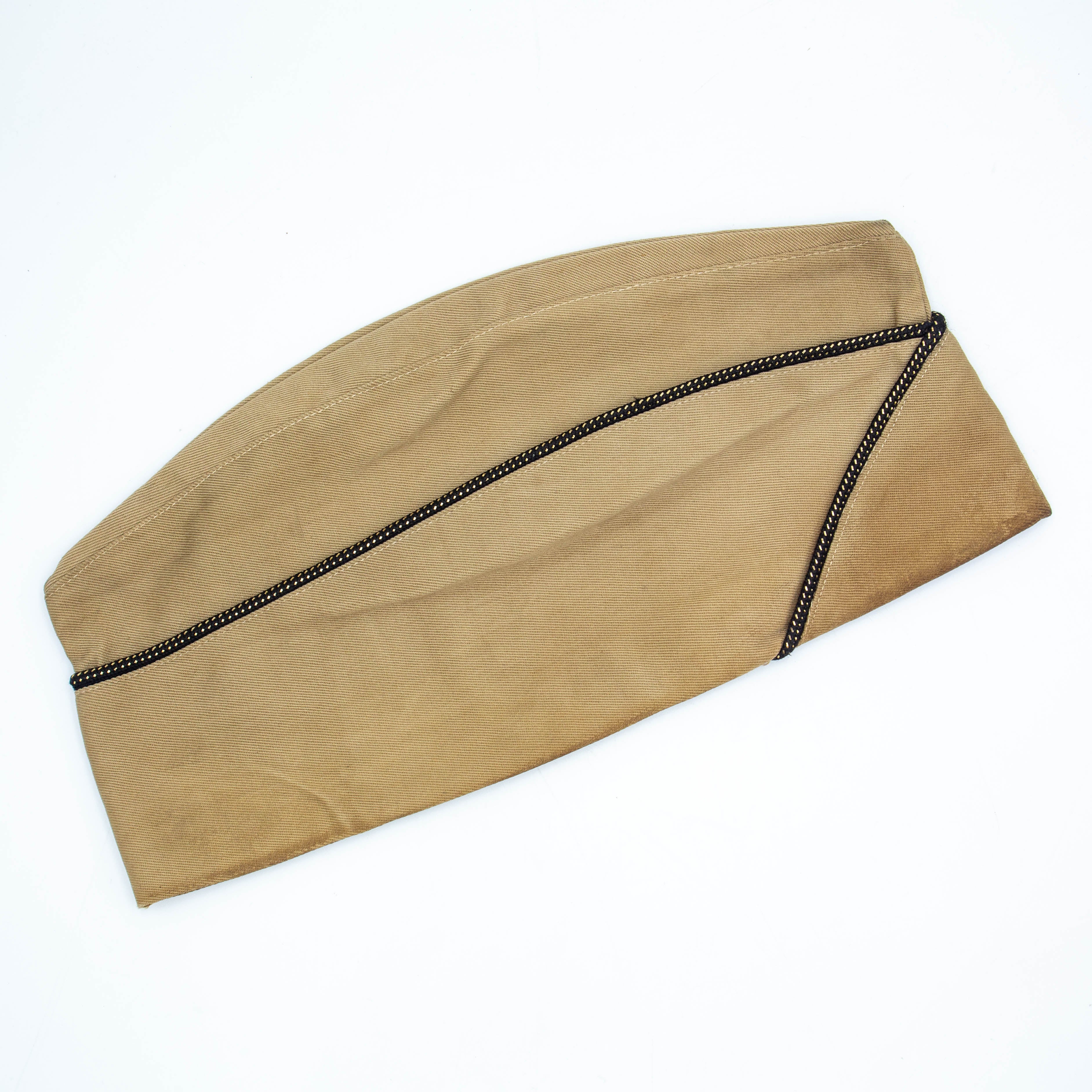 40s WW2 Vintage US Army Officer Overseas Garrison Cap - Size 7 1/4