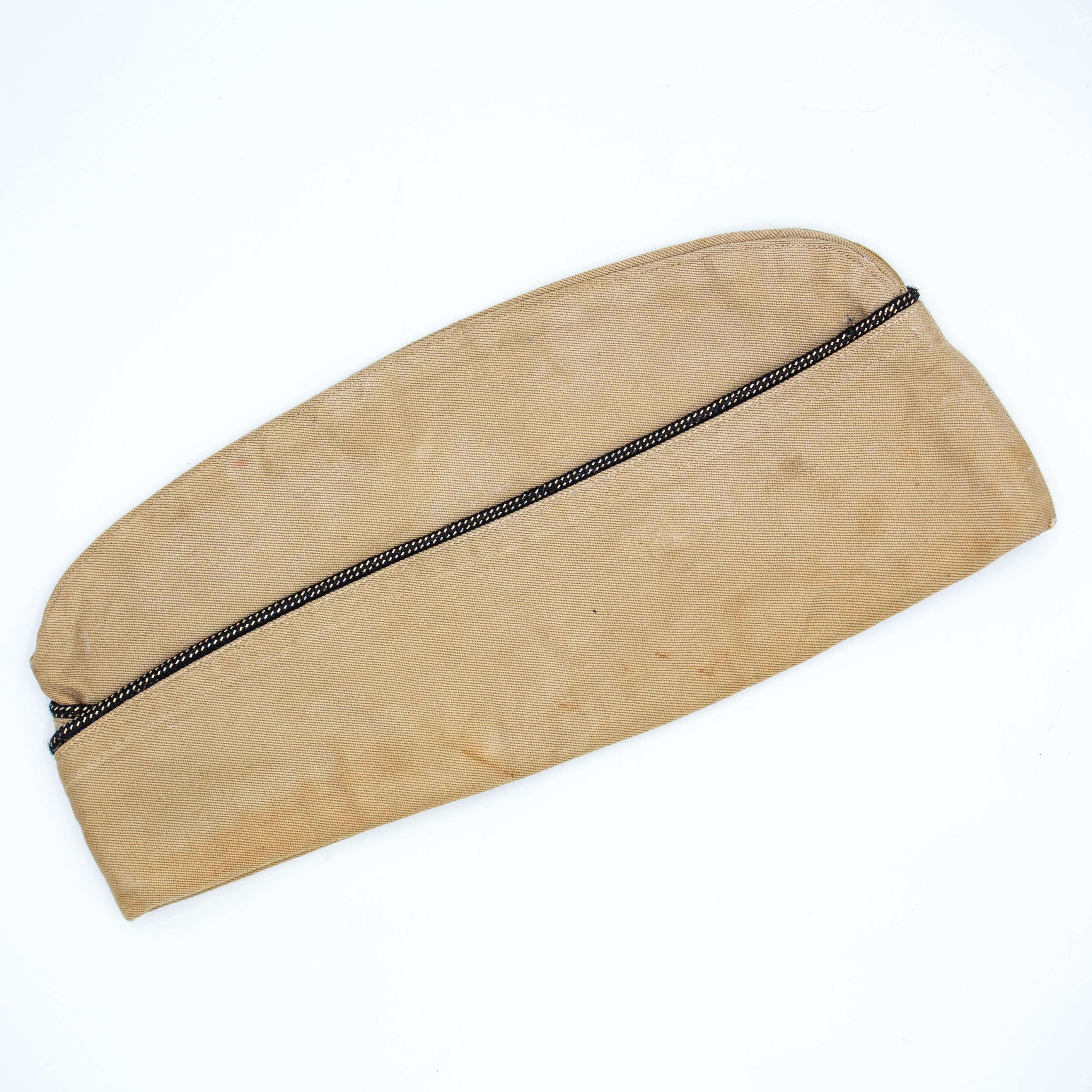 40s WW2 Vintage US Army Officer Overseas Garrison Cap - Size 7 1/4 - Image 2