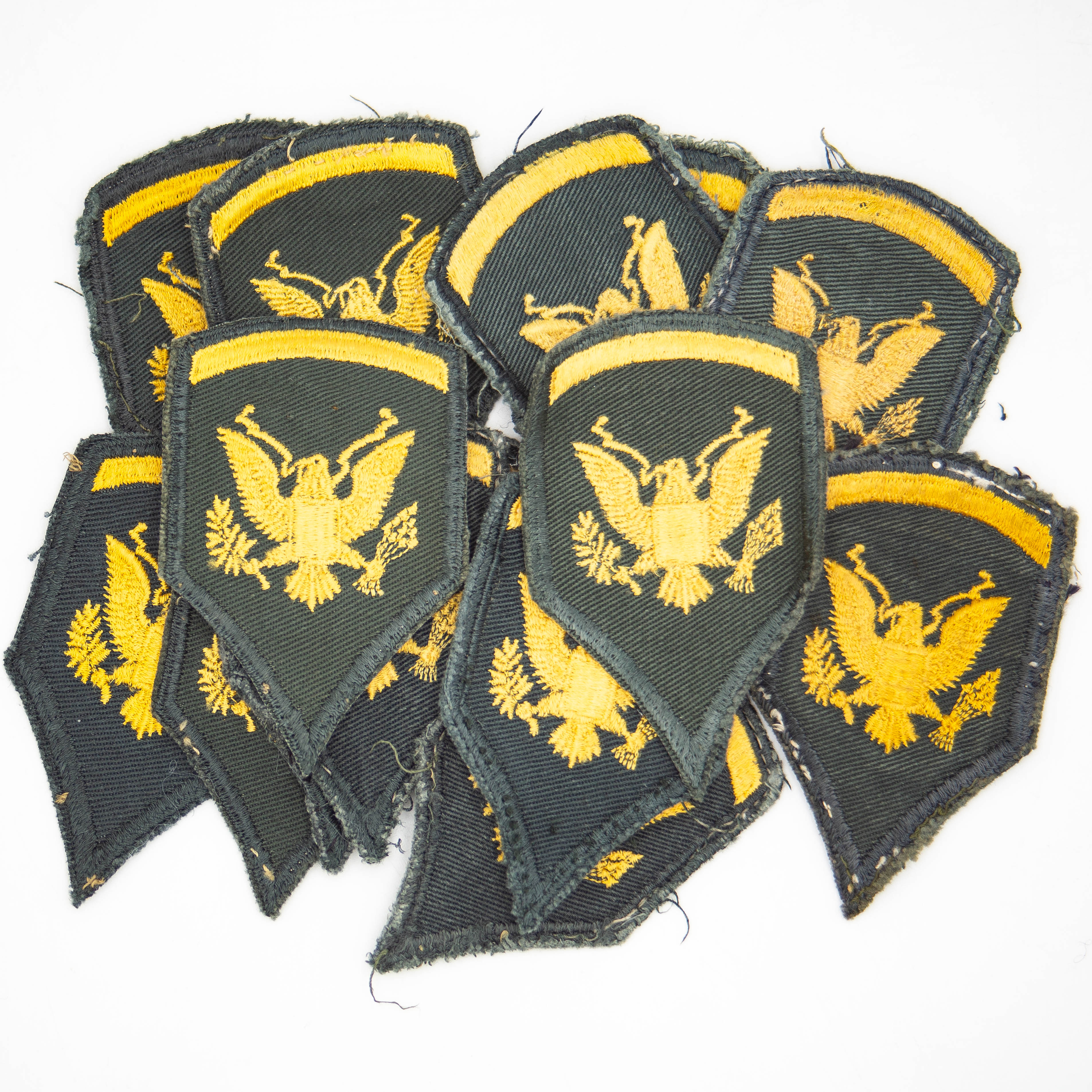 50s/60s US Army Cut Edge Specialist 5 Rank Patch Set - Image 3
