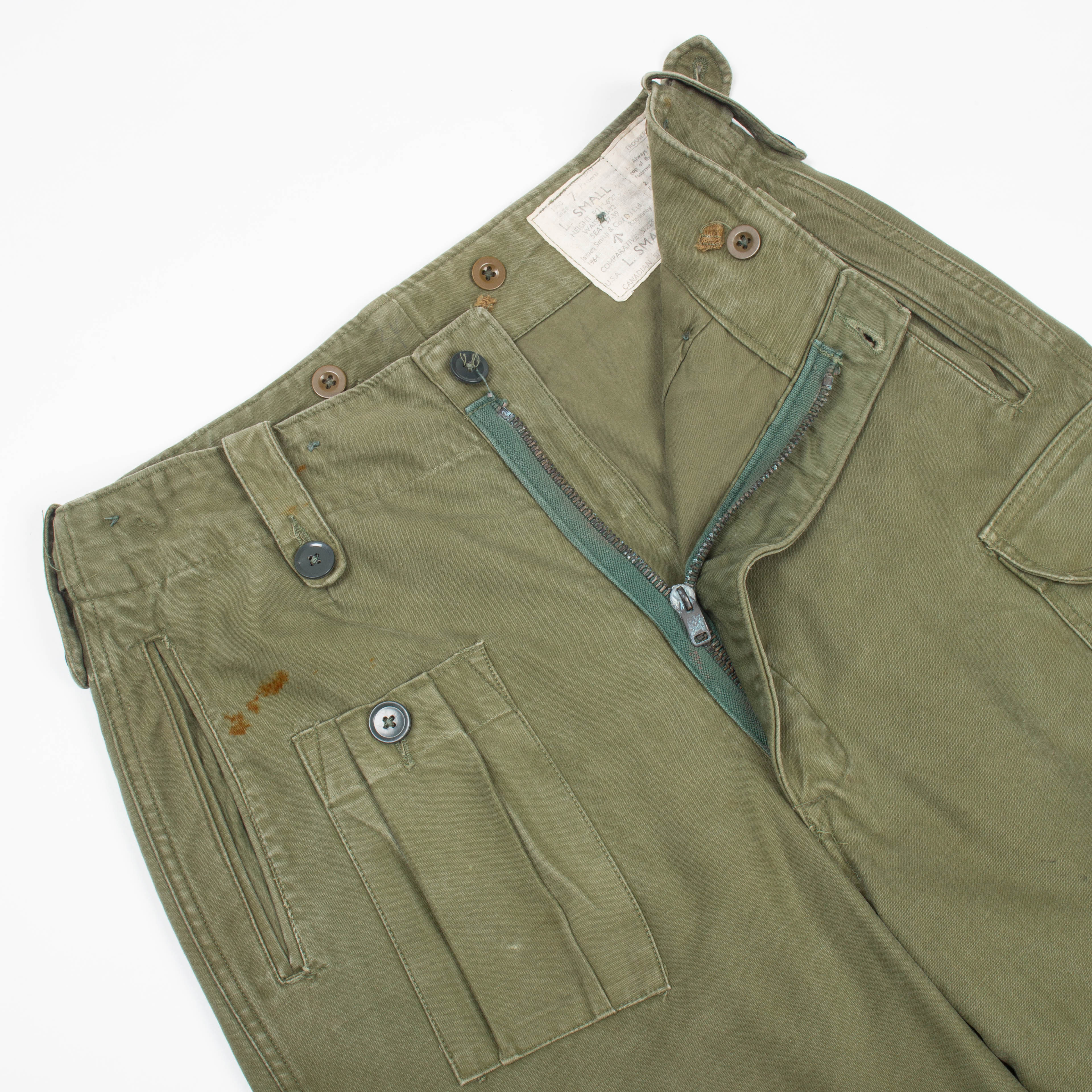 60s British Army 60 Pattern Combat Trousers - 32x32 - Image 3