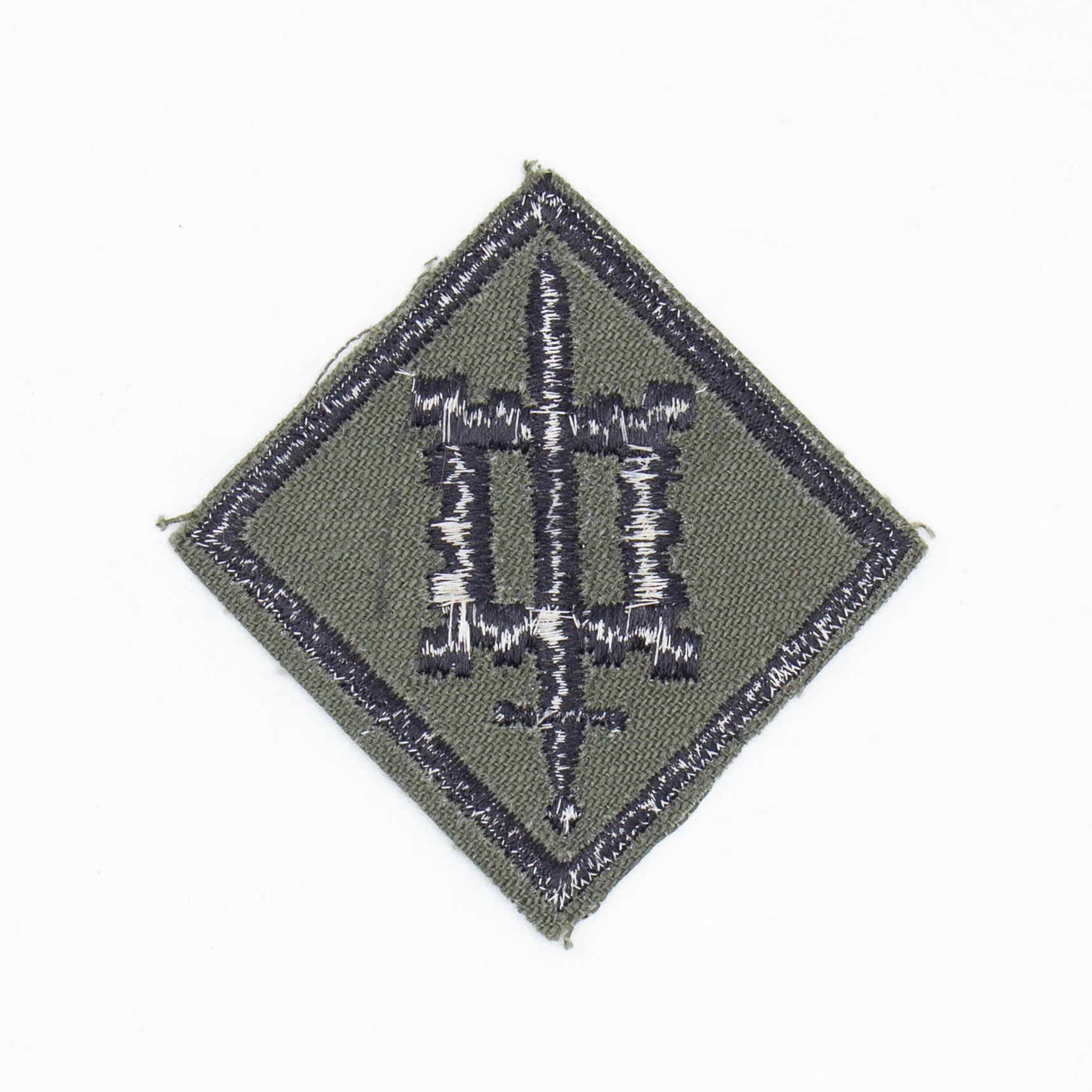 60s Vietnam War Subdued On-Twill 18th Engineer Brigade SSI Patch - Image 2