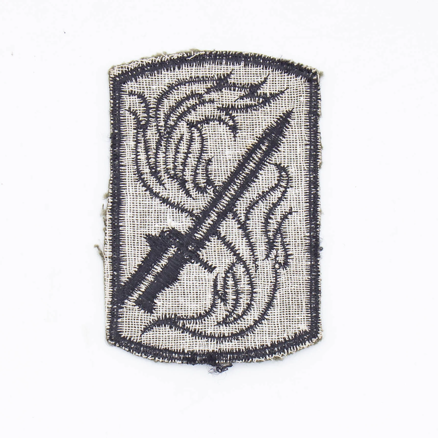 60s Vietnam War Subdued On-Twill 198th Infantry Brigade SSI Patch - Image 2