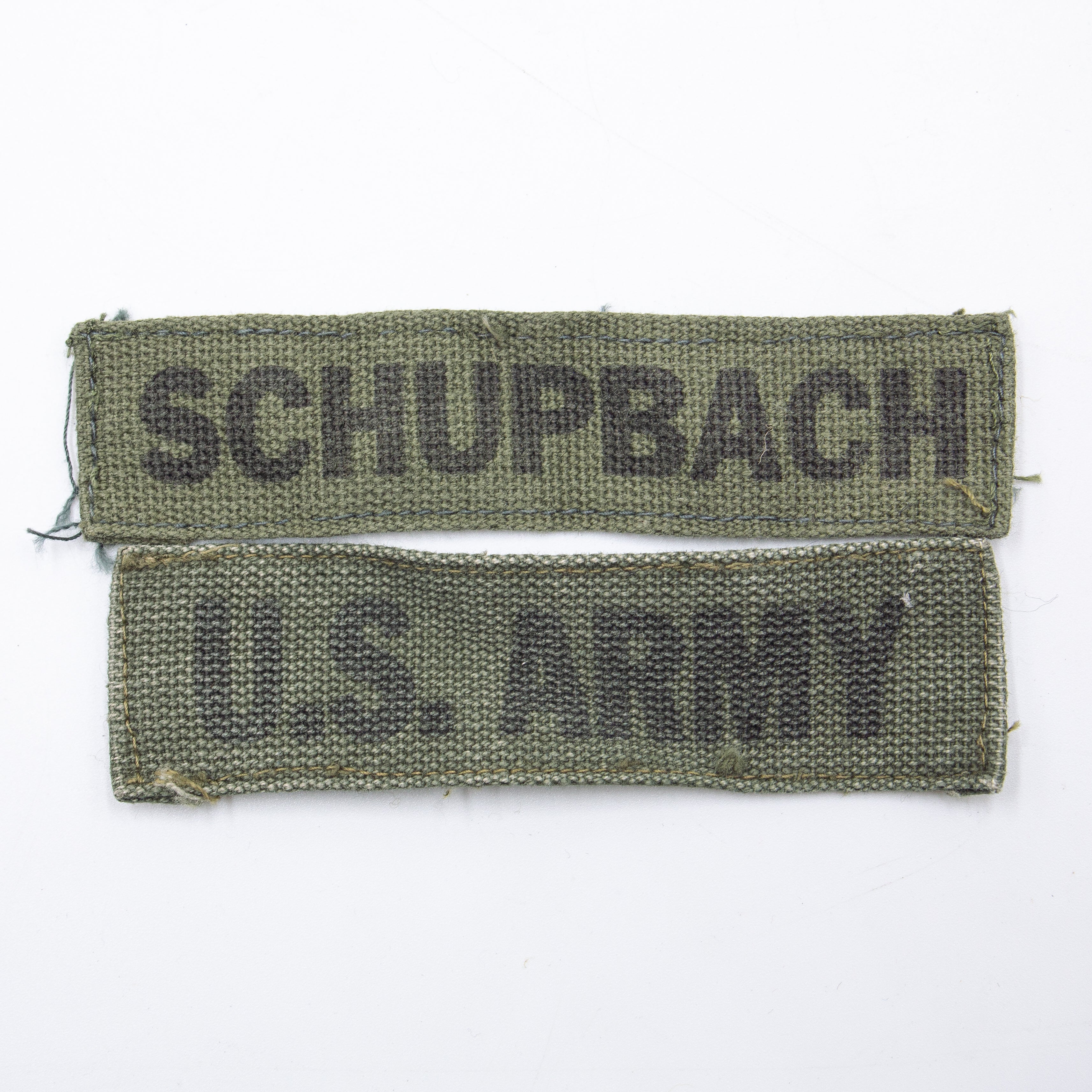 60s Vietnam War Subdued Stamped 'Schupbach' Tape Set