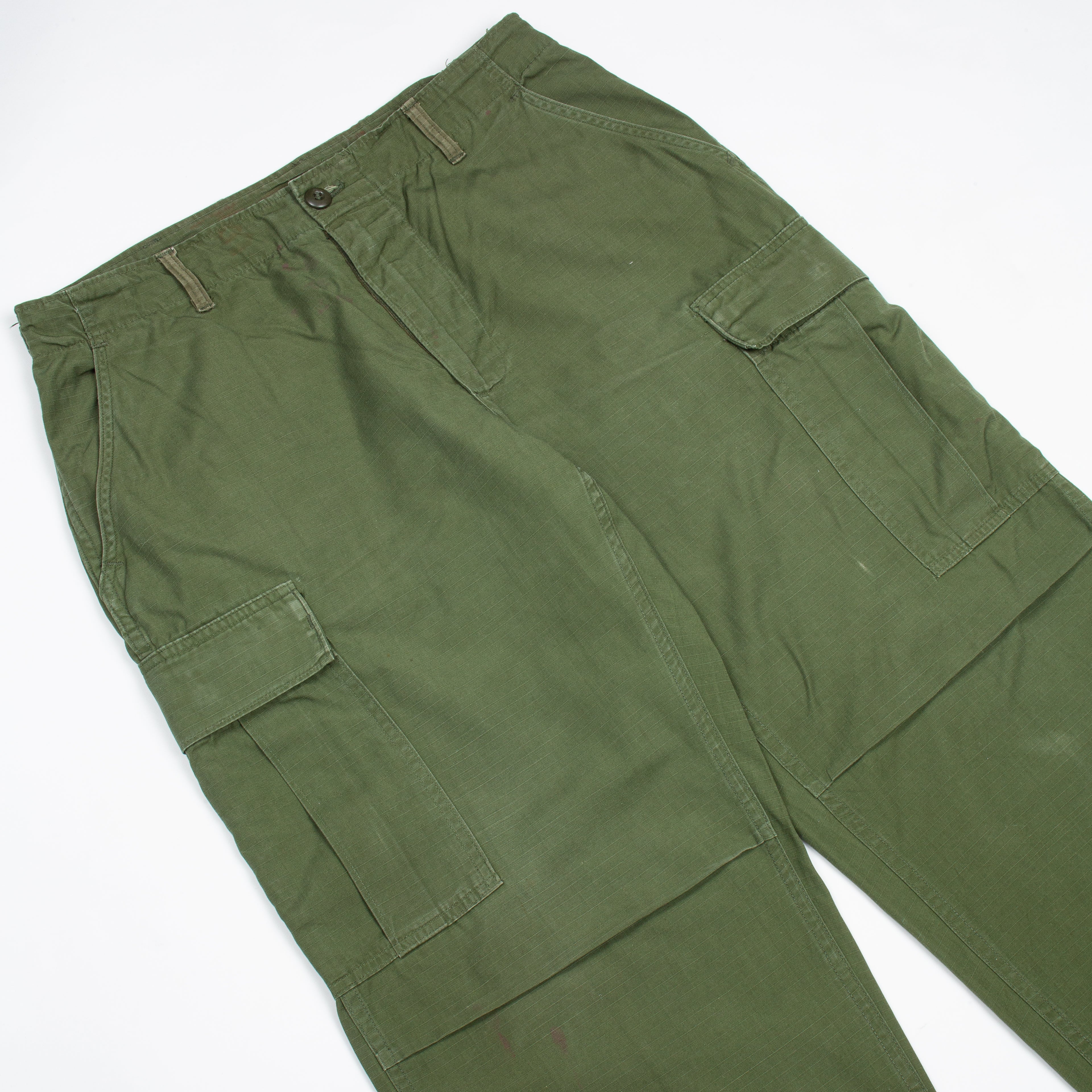 60s Vietnam War Tropical Combat Trousers - 35x31 - Image 2