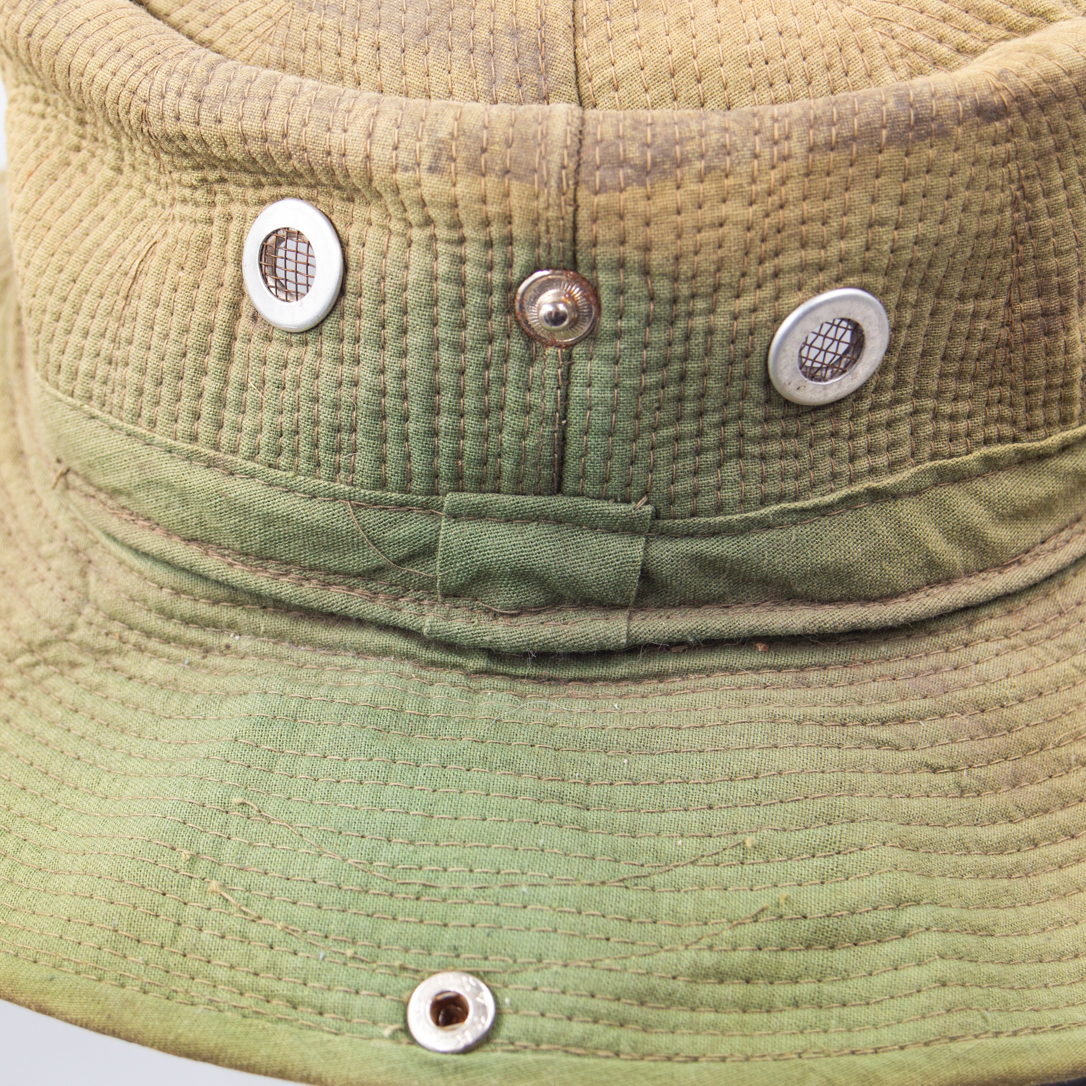 60s Vietnam War Vietnamese-Made Cowboy Hat - Medium - Image 4