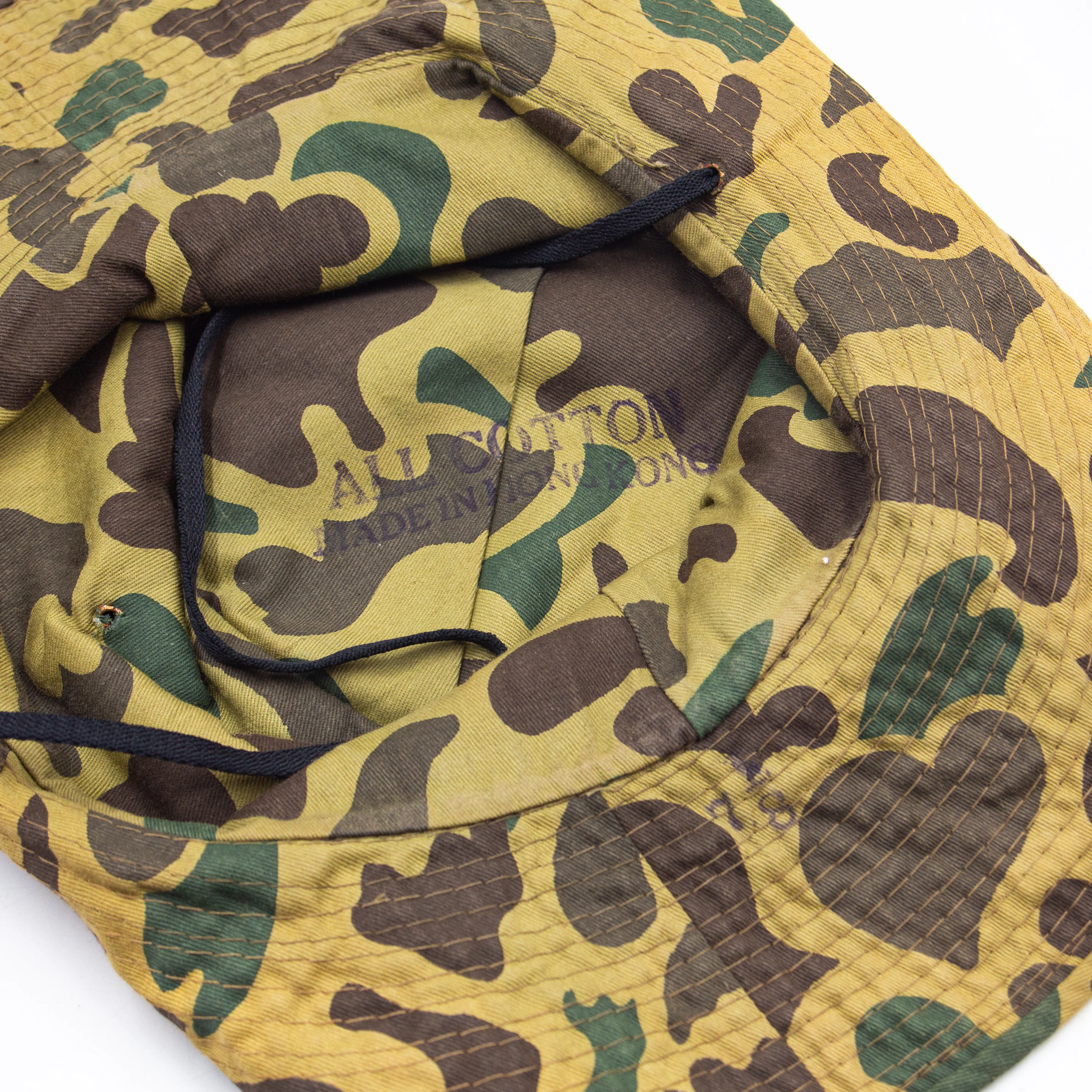 60s Vietnam War Vintage Duck Hunter Cowboy Hat - 7 1/8 - Image 6