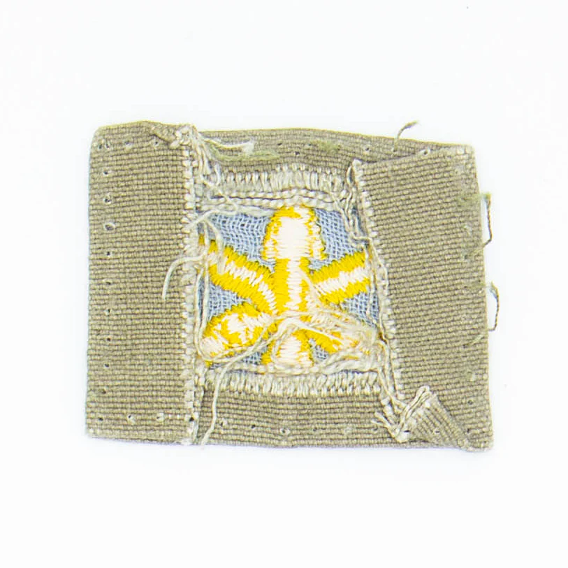60s Vintage Asian-Made Air Defense Collar Patch - Image 2