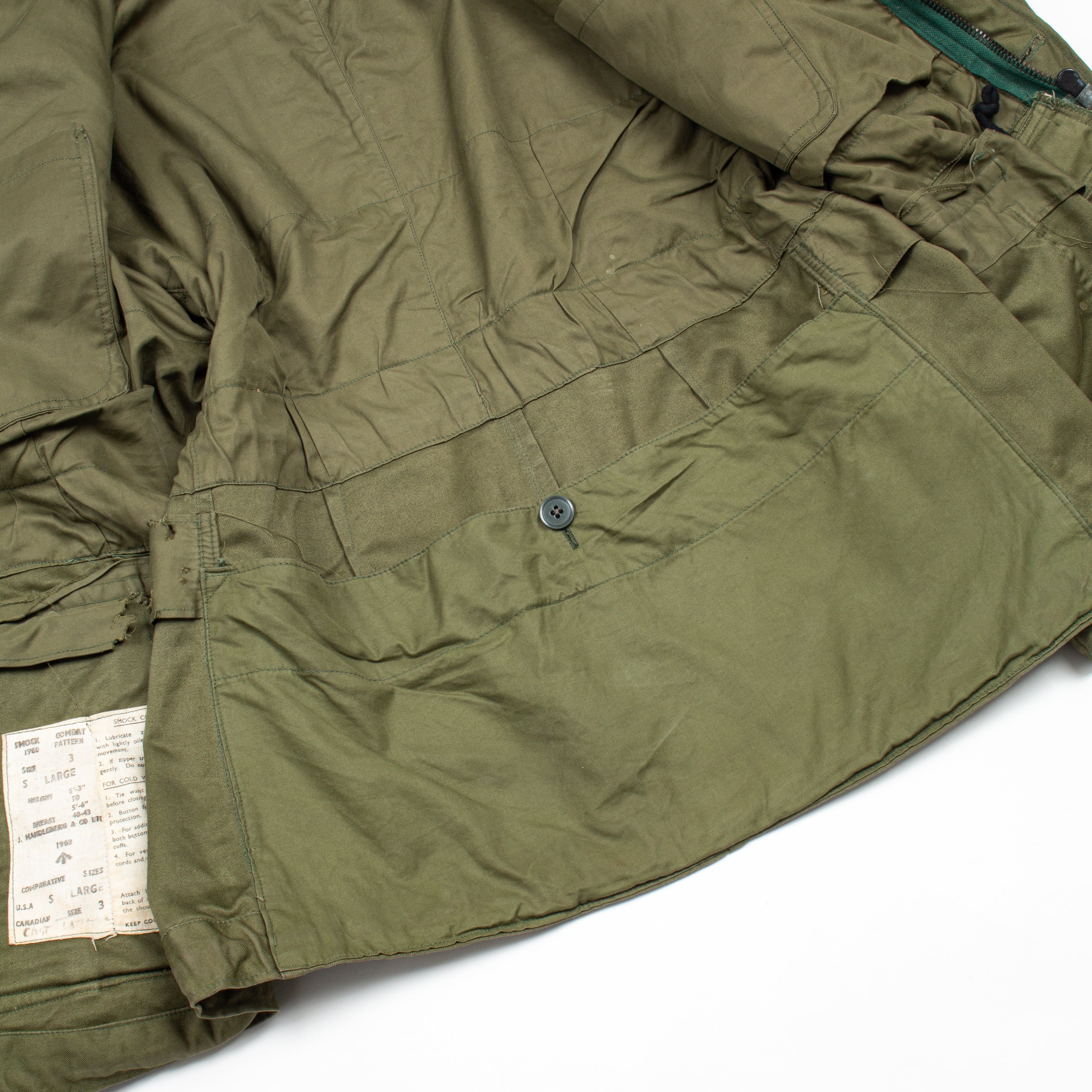 60s Vintage British Army 1960 Pattern Combat Smock - Medium - Image 9
