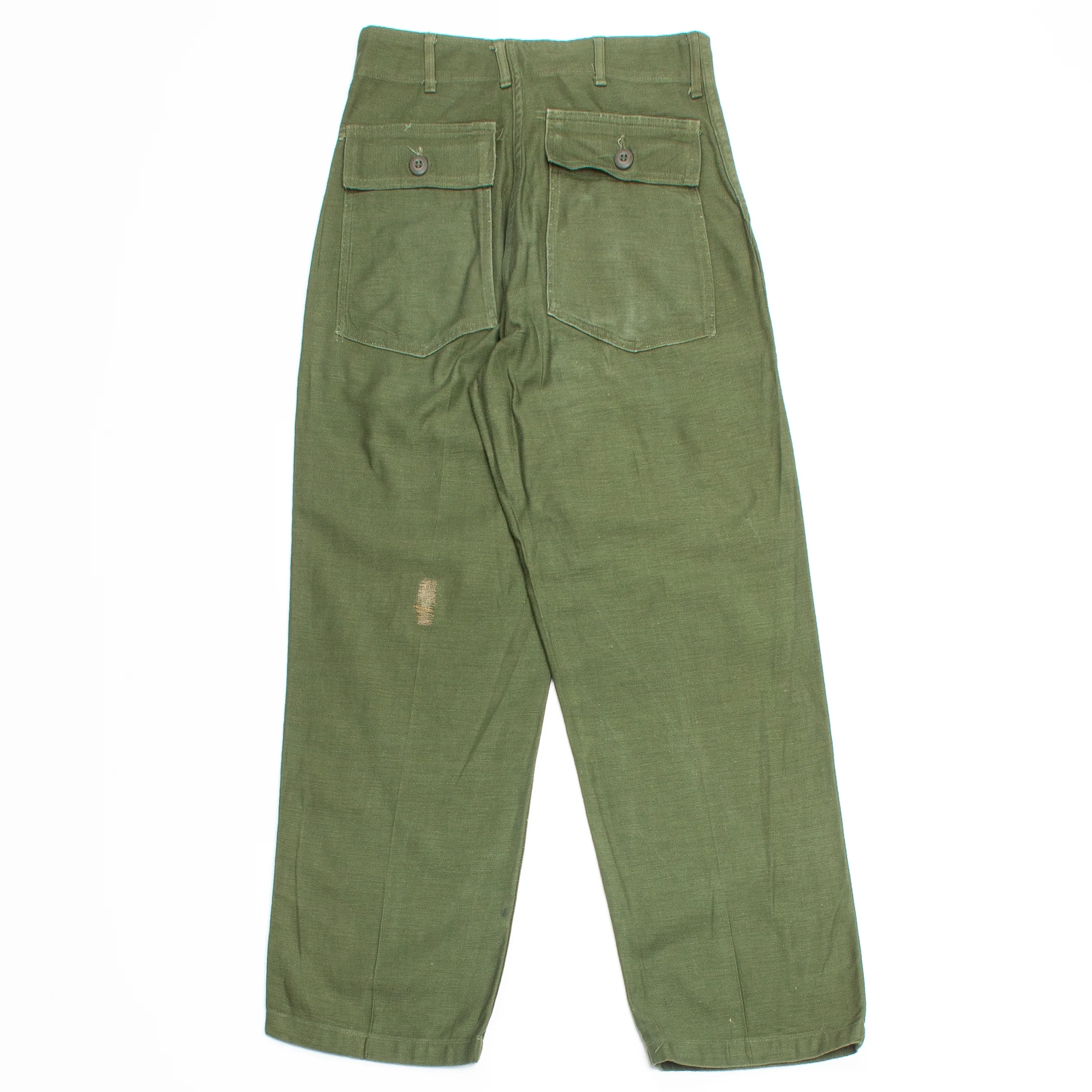 60s Vintage OG-107 Sateen Utility Trousers - 29x29 - Image 9