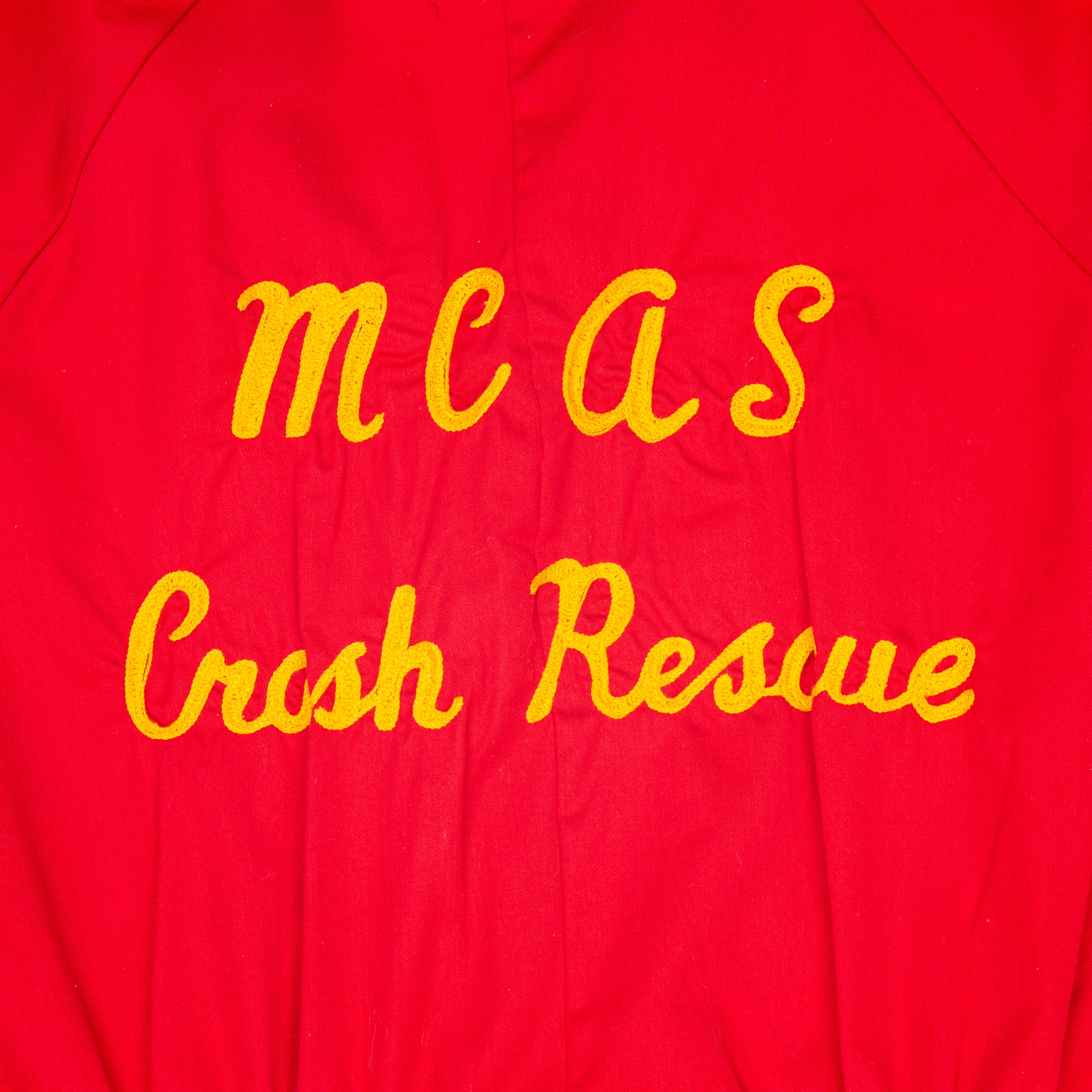 60s Vintage Red USMC ARFF Crash Rescue Coveralls - Medium - Image 11