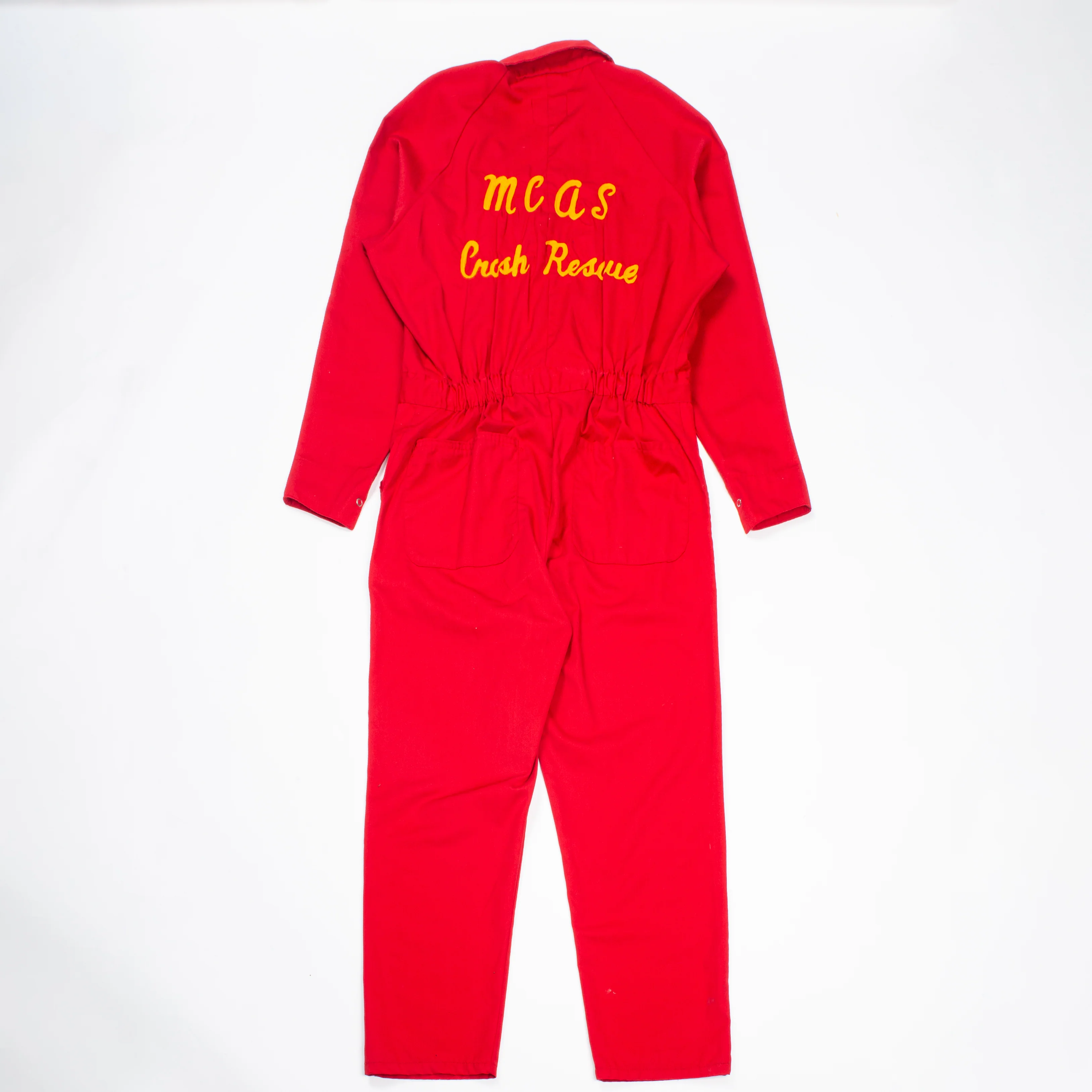 60s Vintage Red USMC ARFF Crash Rescue Coveralls - Medium - Image 14