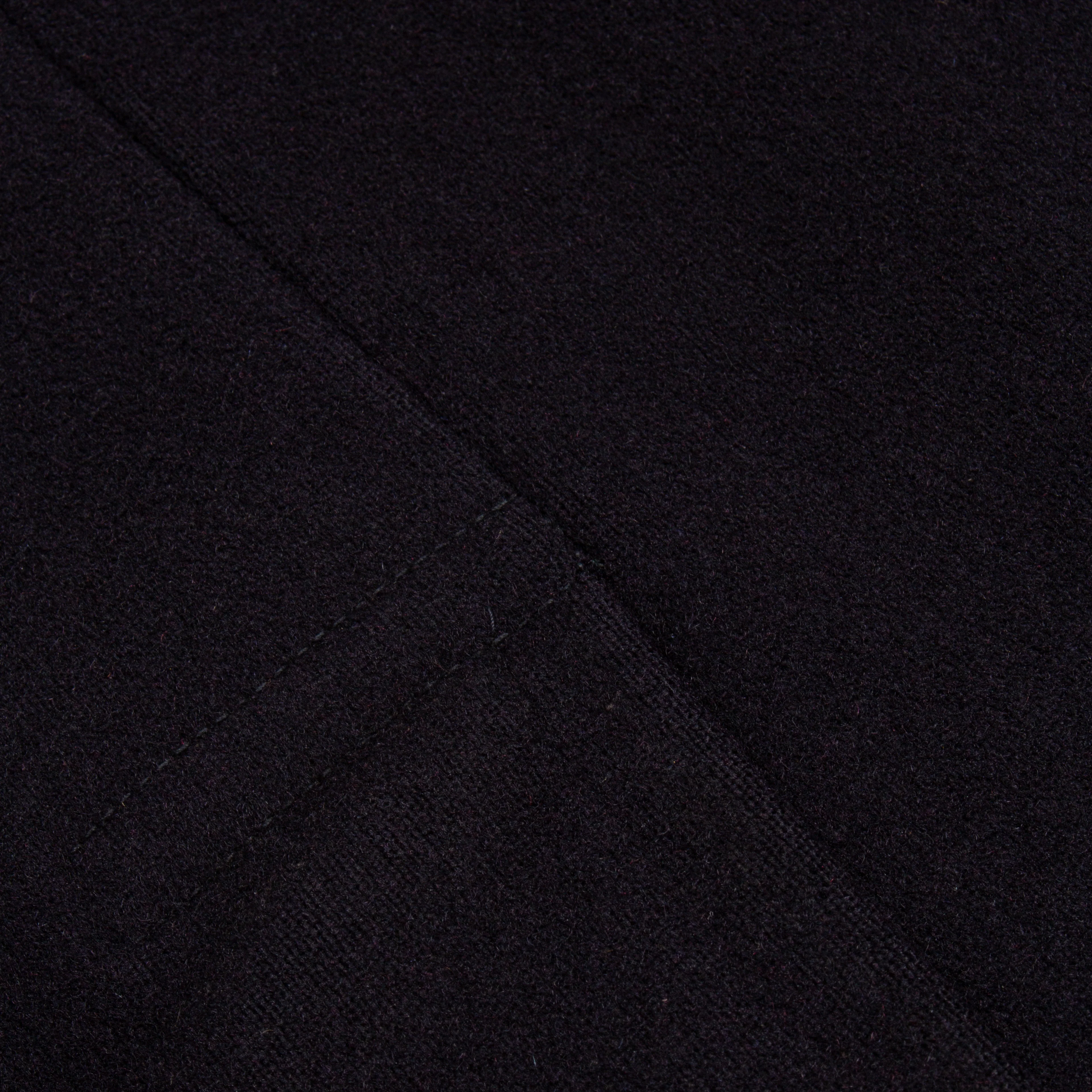 60s Vintage US Navy Black Pea Coat - X-Small - Image 11