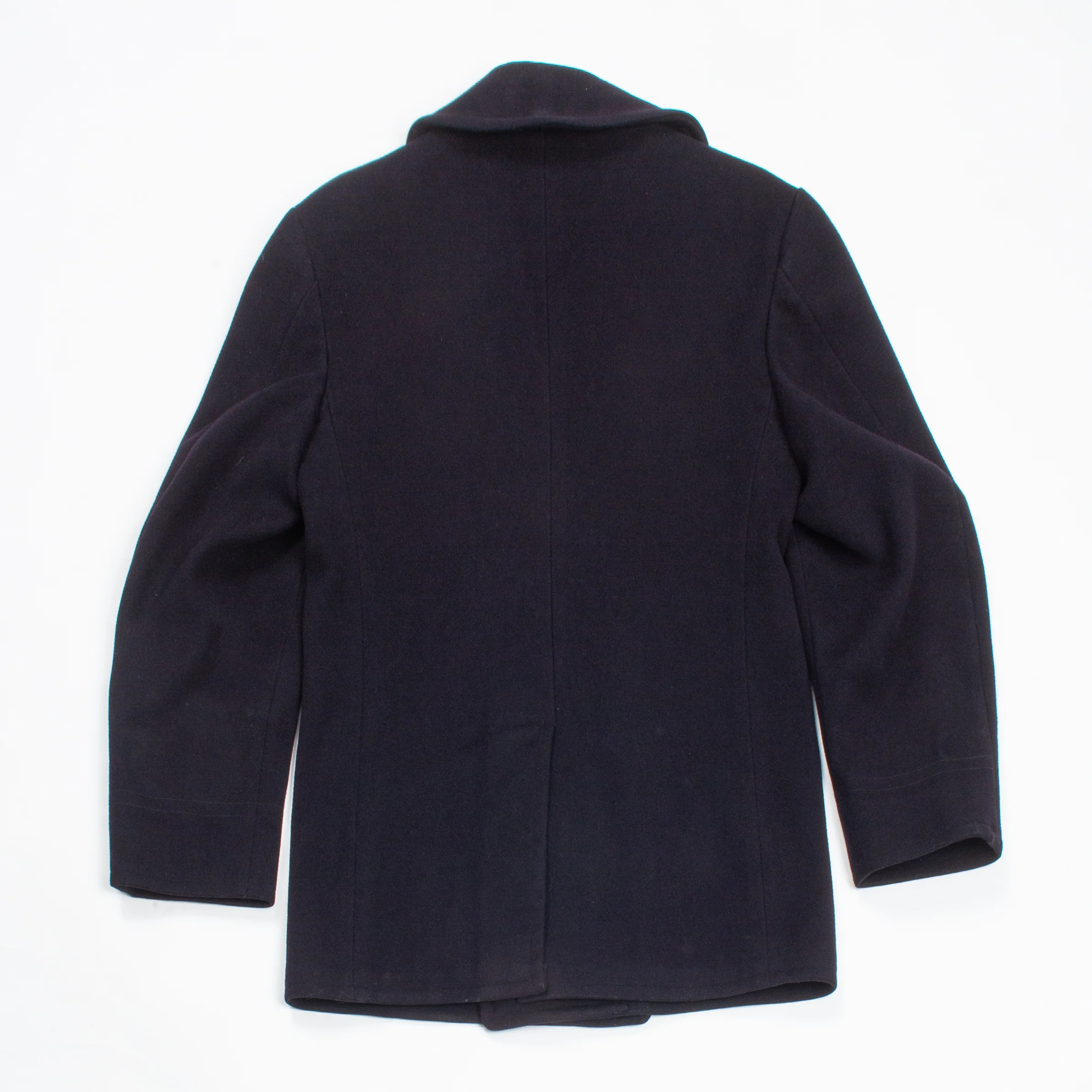 60s Vintage US Navy Black Pea Coat - X-Small - Image 12