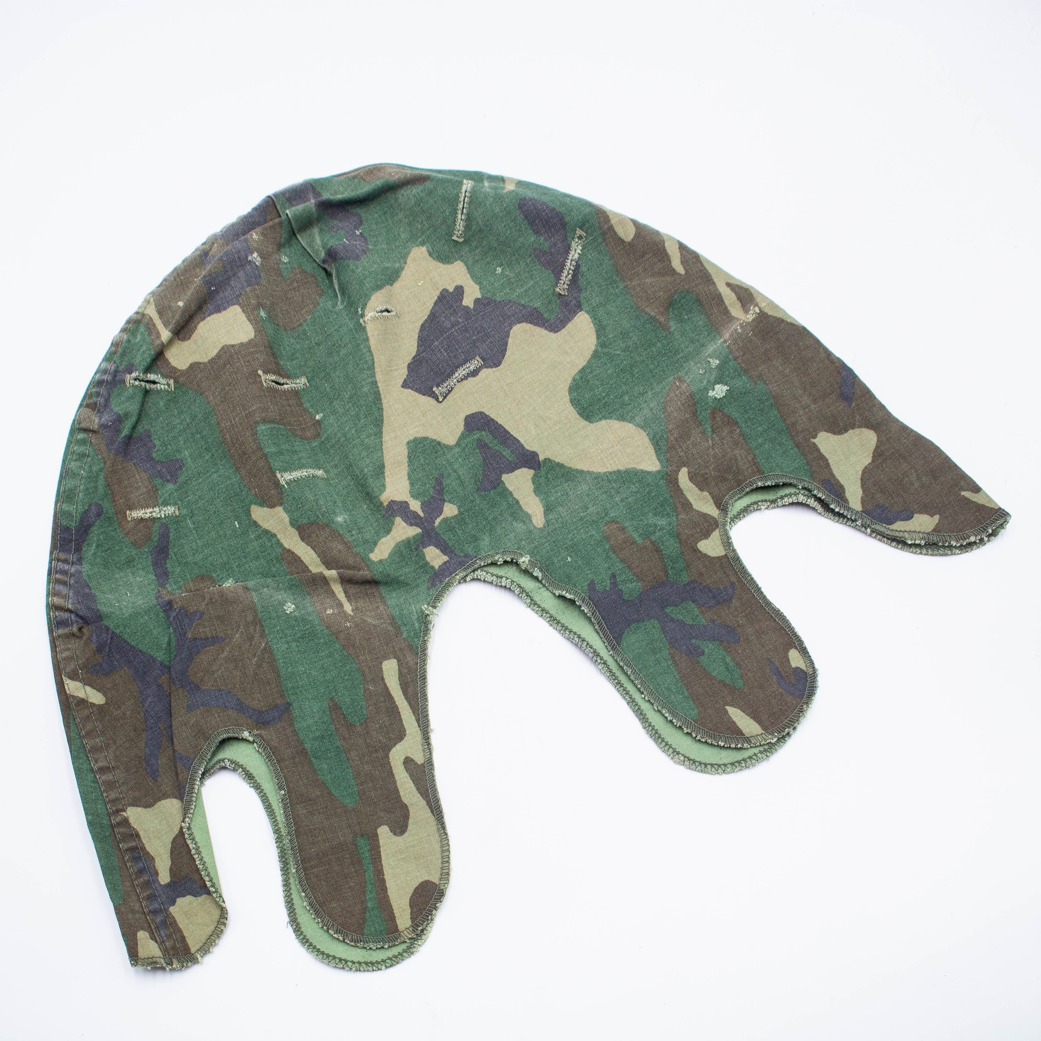 70s-80s US Military RDF ERDL M1 Helmet Cover - Image 10