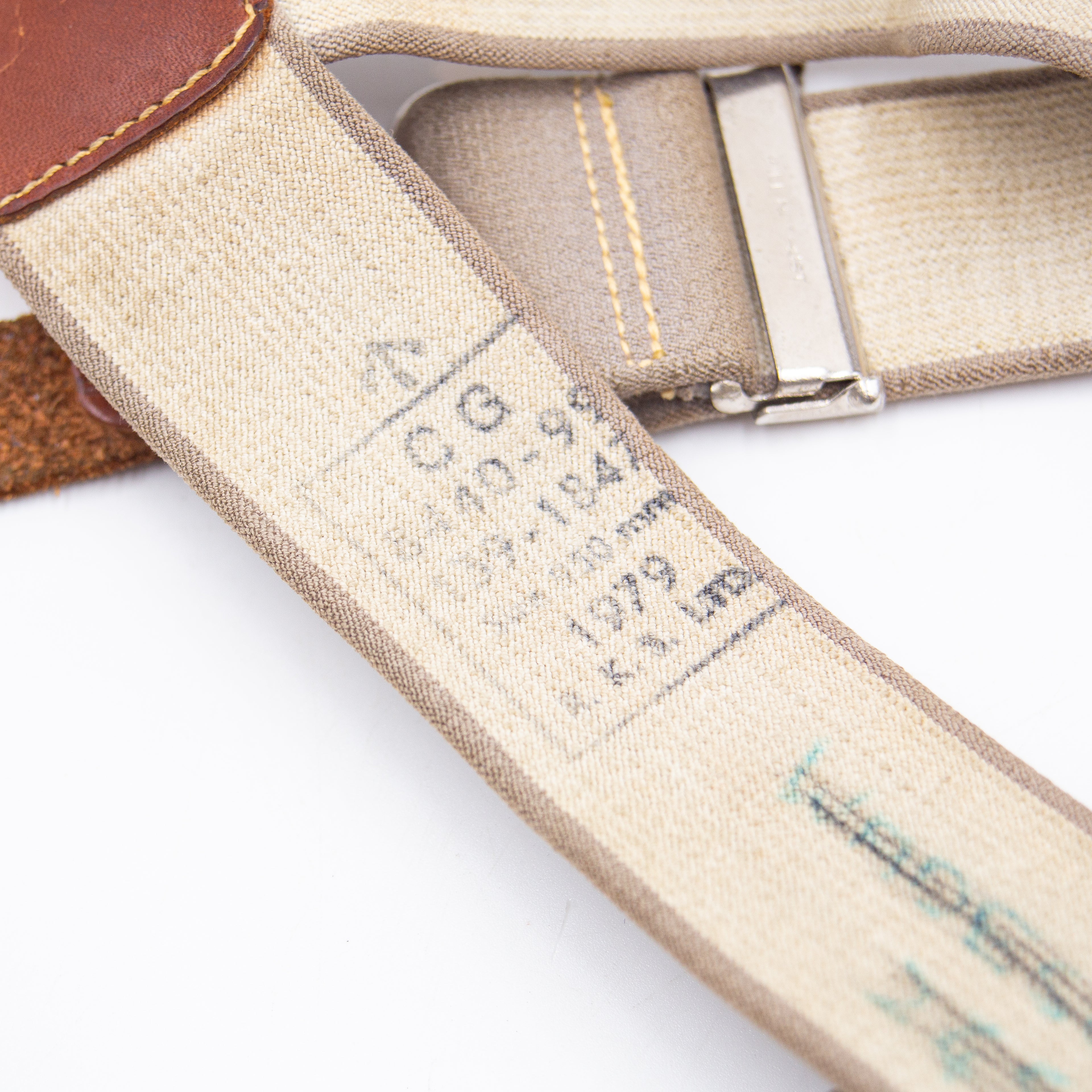 70s British Army Trouser Suspenders - Image 3