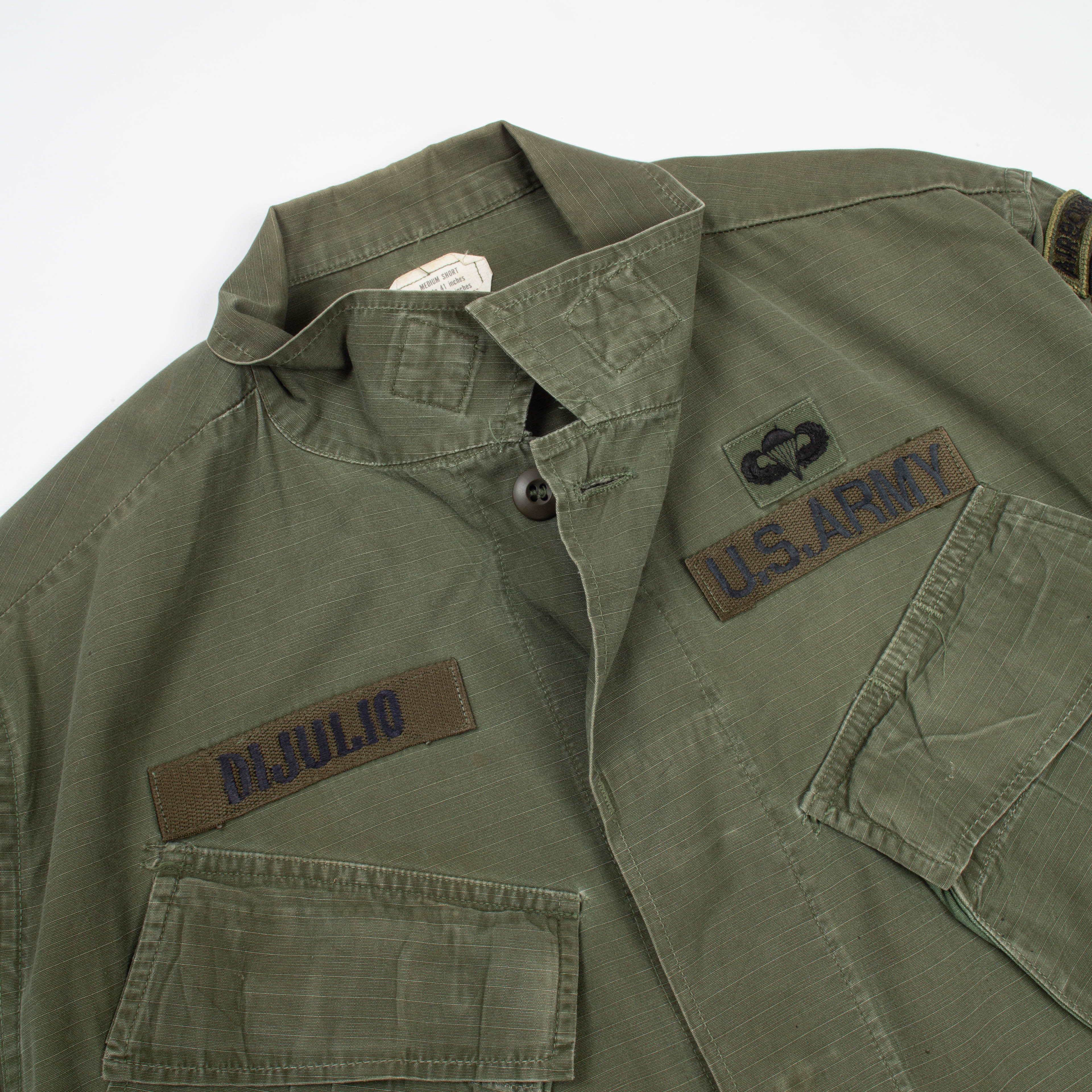 70s Vintage Airborne Medical Jungle Jacket - Large - Image 3