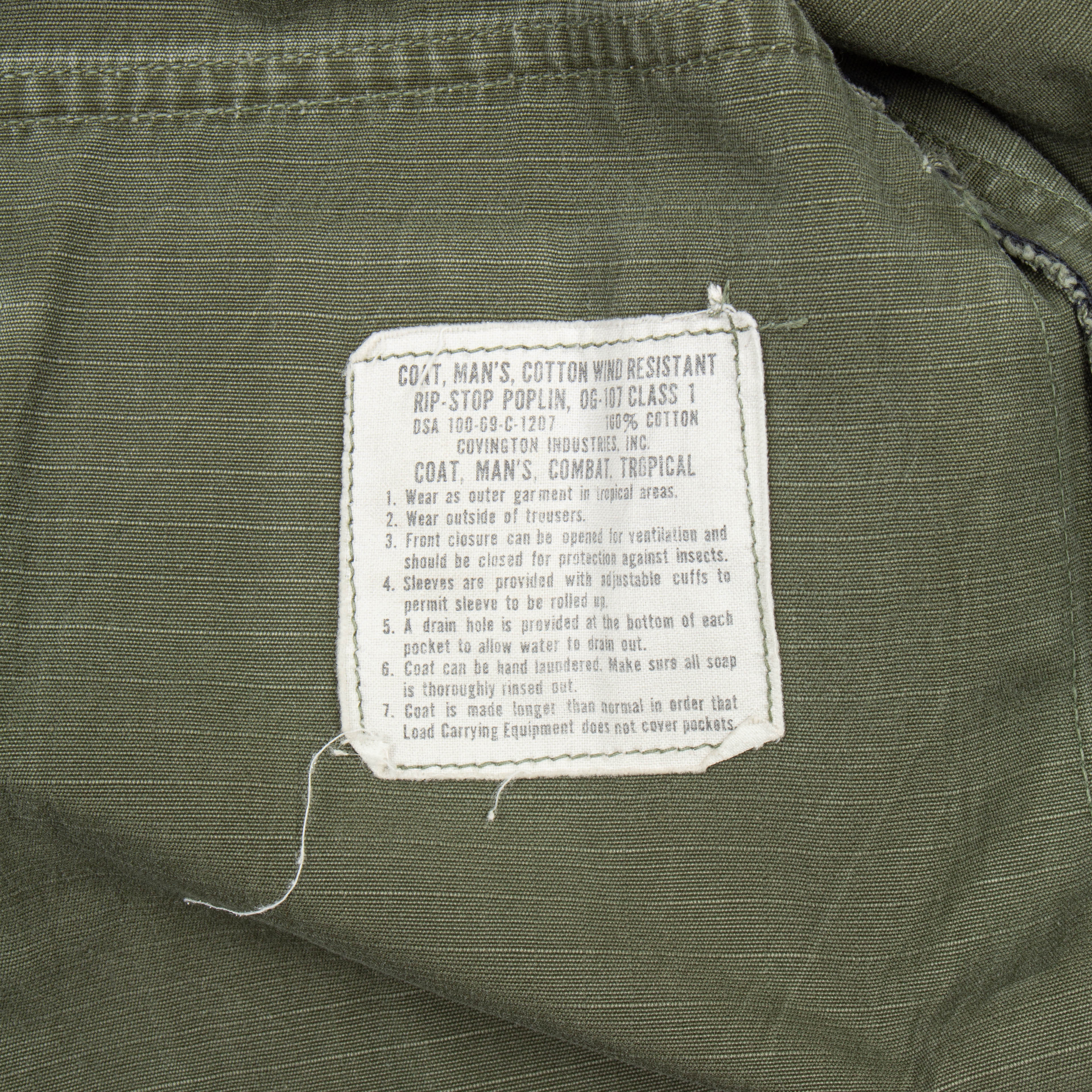 70s Vintage Airborne Medical Jungle Jacket - Large - Image 6