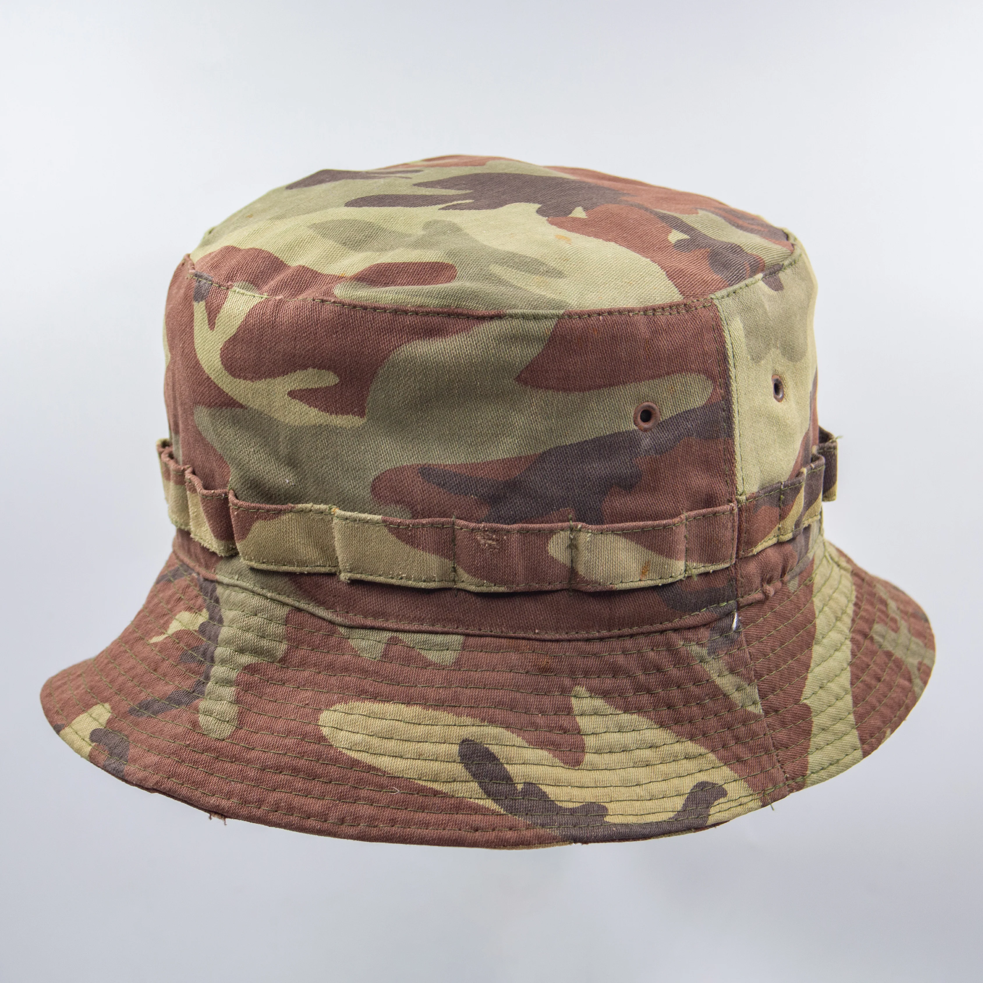 70s Vintage ARVN BDQ Fabric Boonie - Medium - Image 2