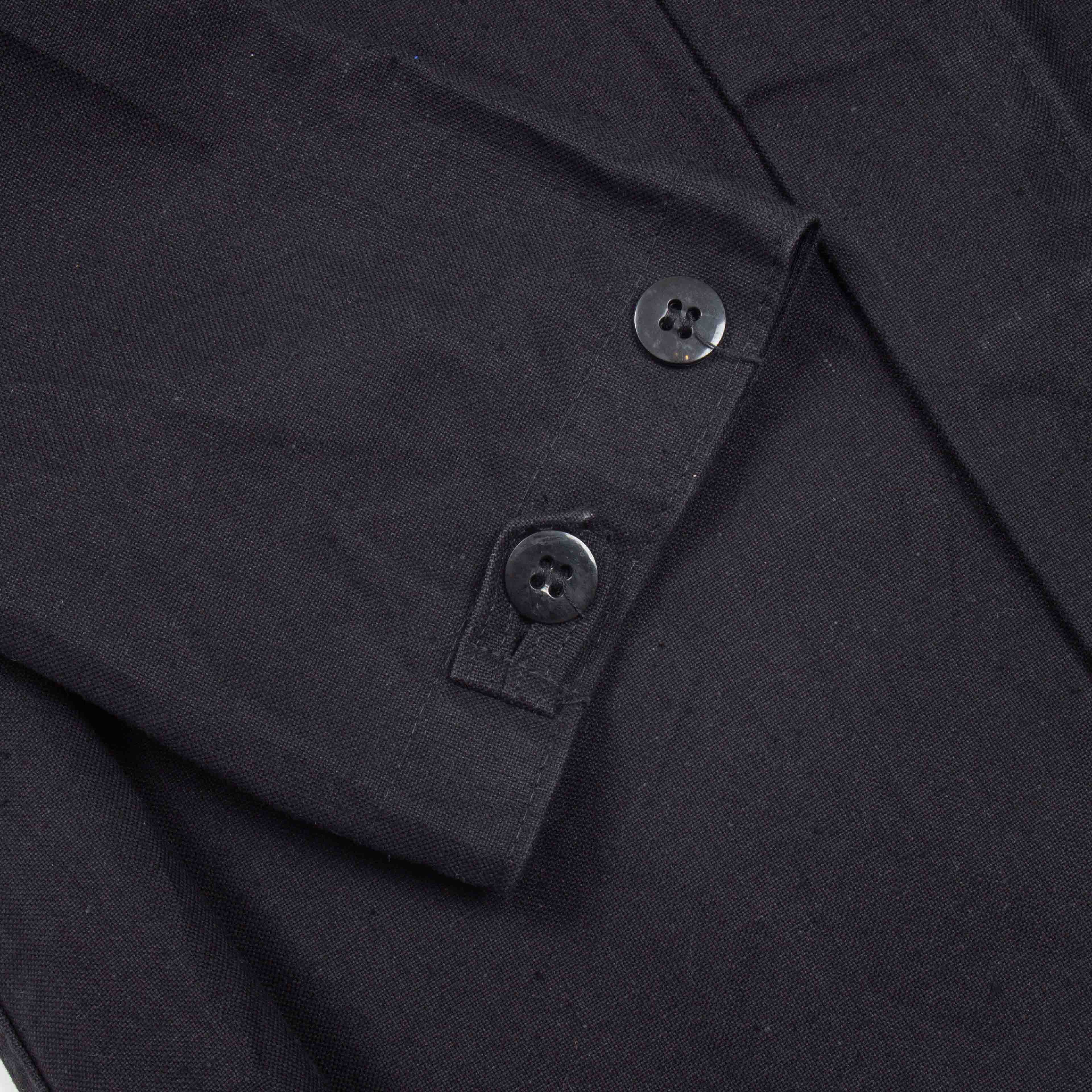 Deadstock 50s Vintage East German NVA Black APC Crew Shirt - Small/Medium - Image 6