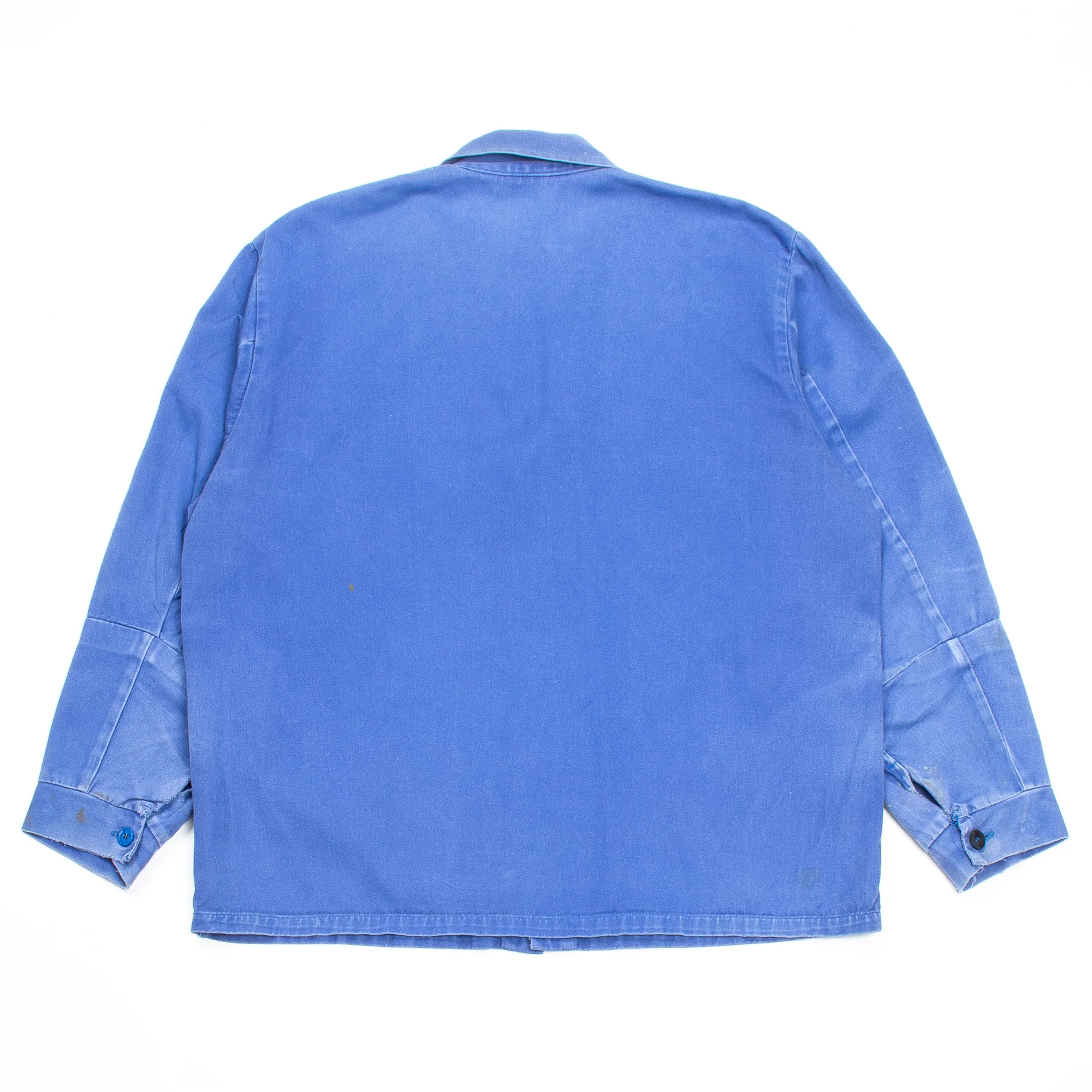 70s Vintage German Blue Chore Shirt Jacket - Large - Image 5