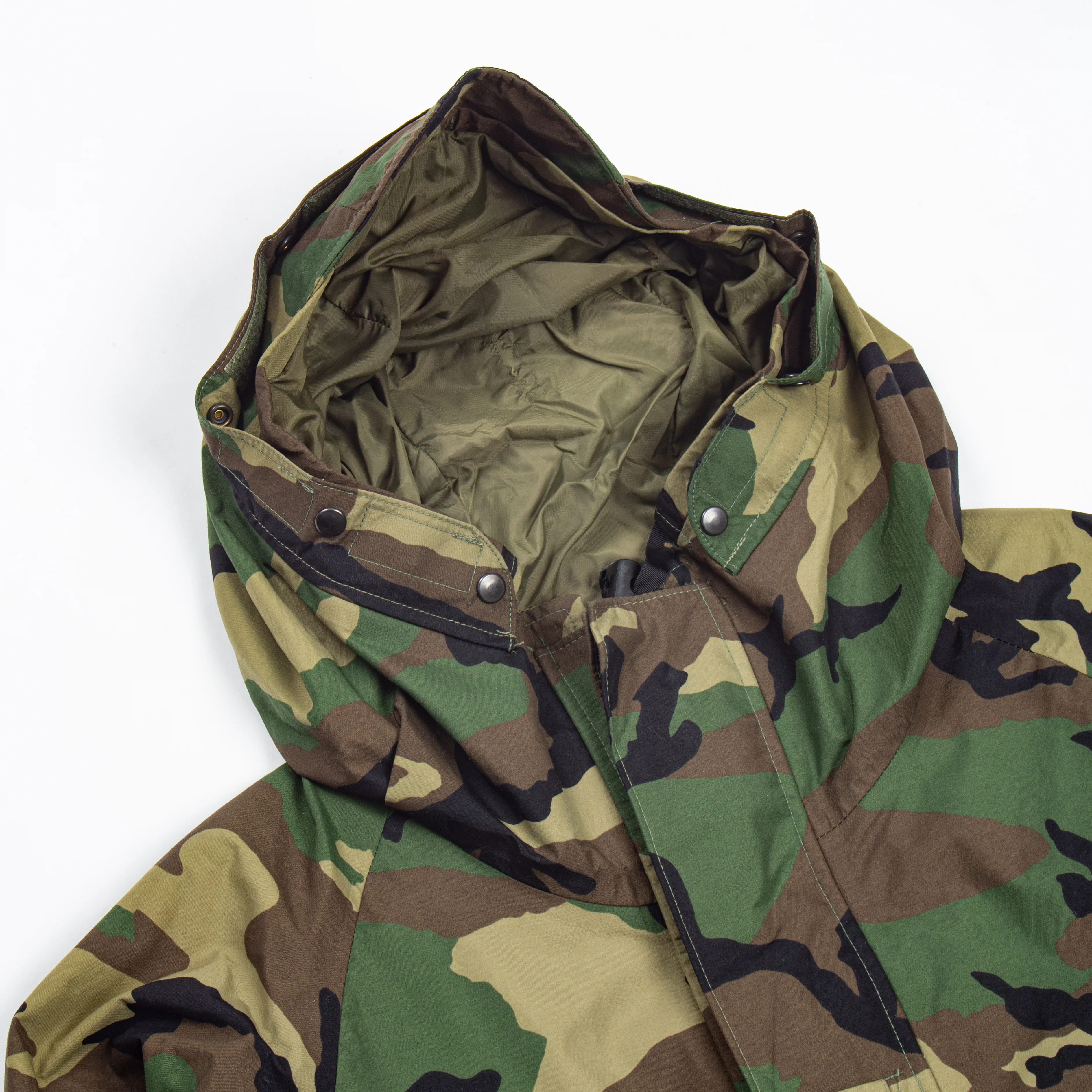 90s Vintage Woodland ECWCS Waterproof Parka - X-Large - Image 2
