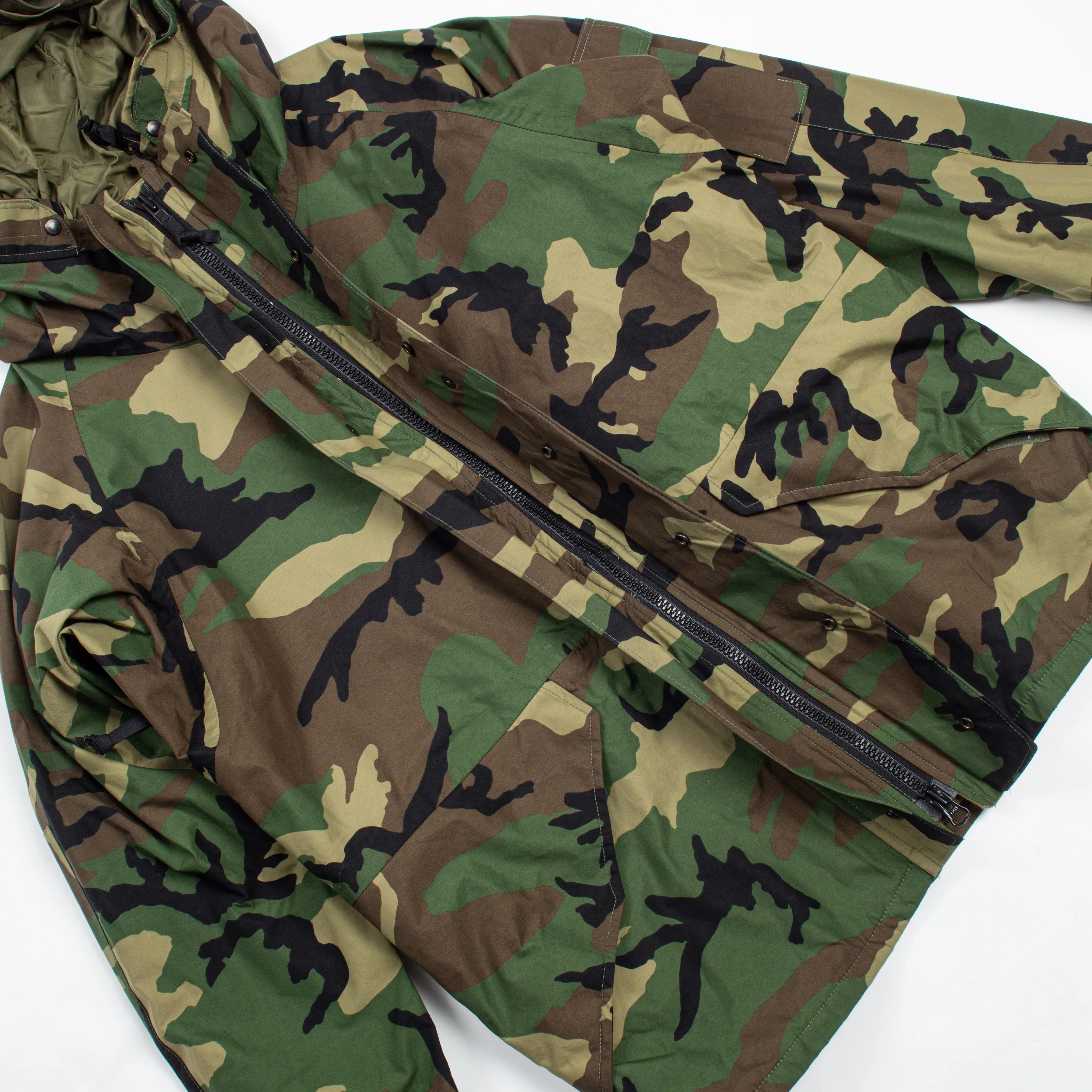 90s Vintage Woodland ECWCS Waterproof Parka - X-Large - Image 6