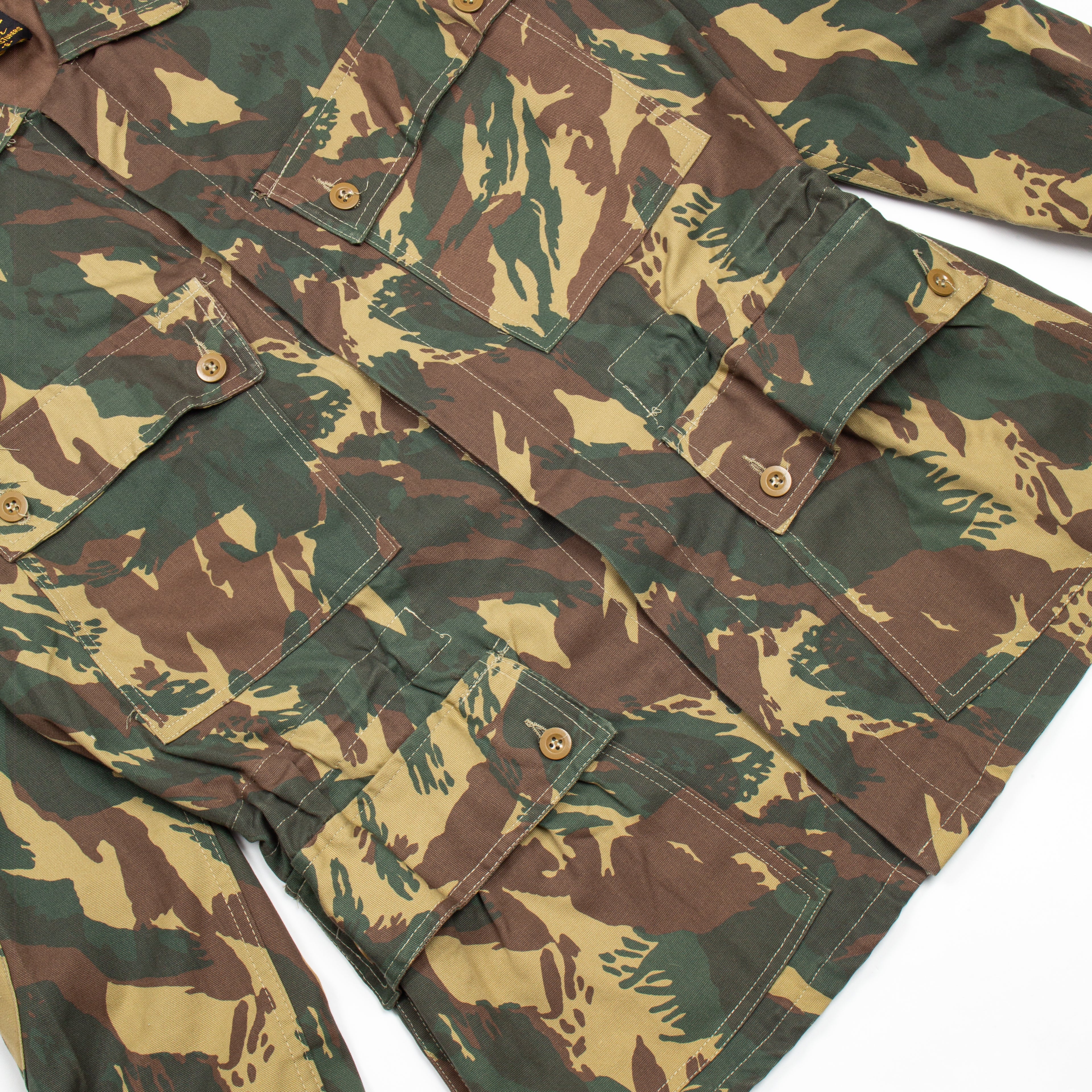 Deadstock 80s Vintage South African Transkei Defence Forces Camo Jacket - Medium - Image 3