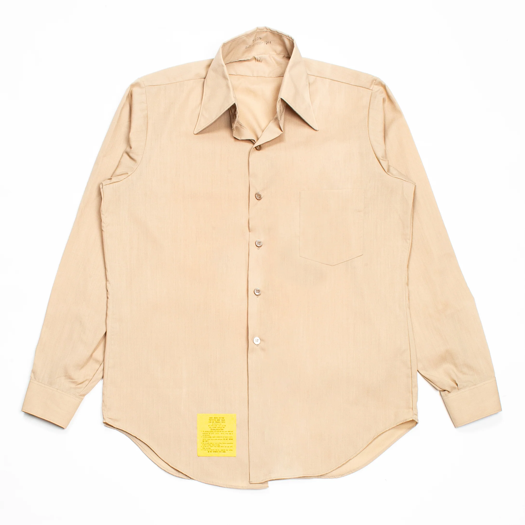 Deadstock 80s Vintage US Army Tan 446 Shirt