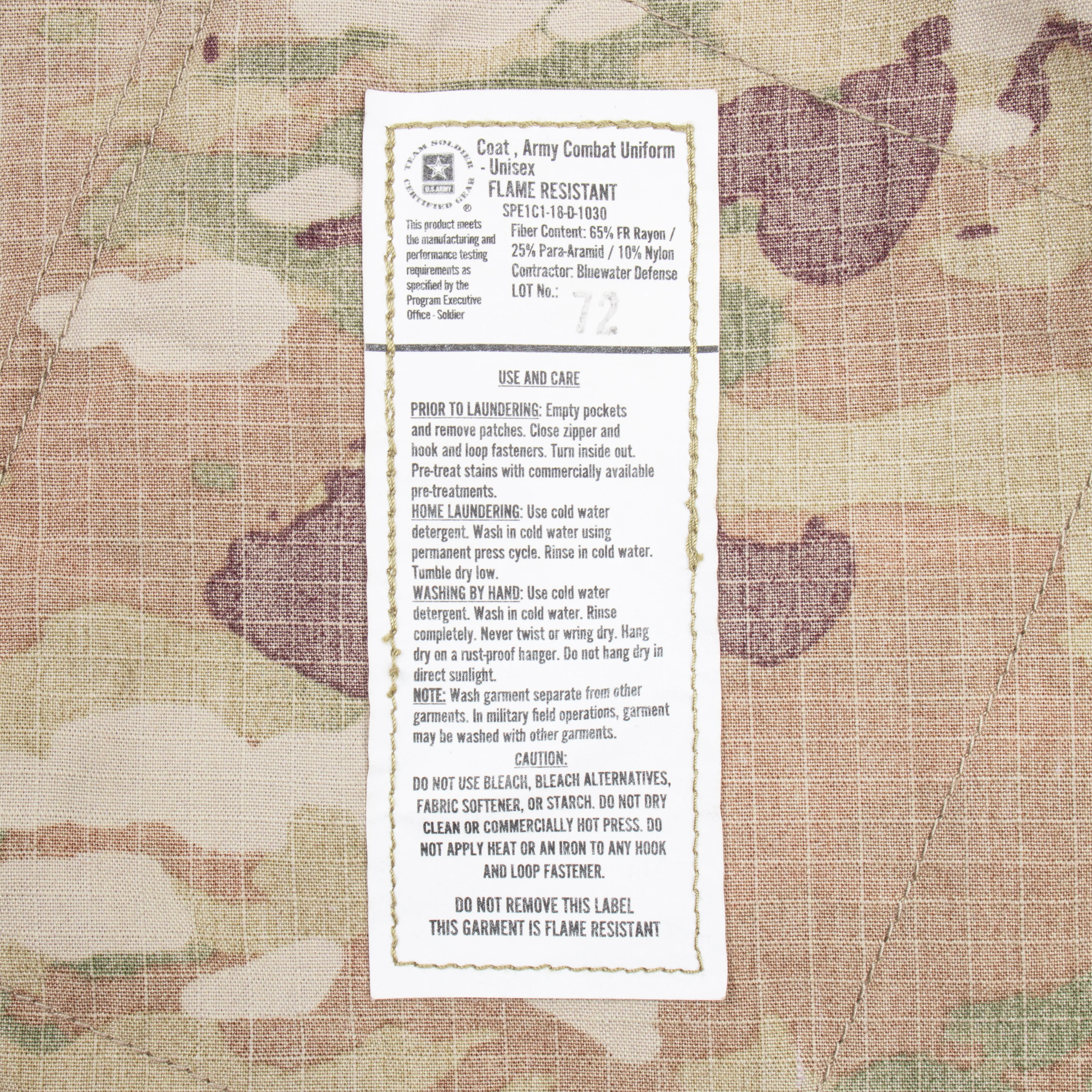 Genuine US Army Multicam OCP FRACU / ACU Coat / Shirt - Image 19