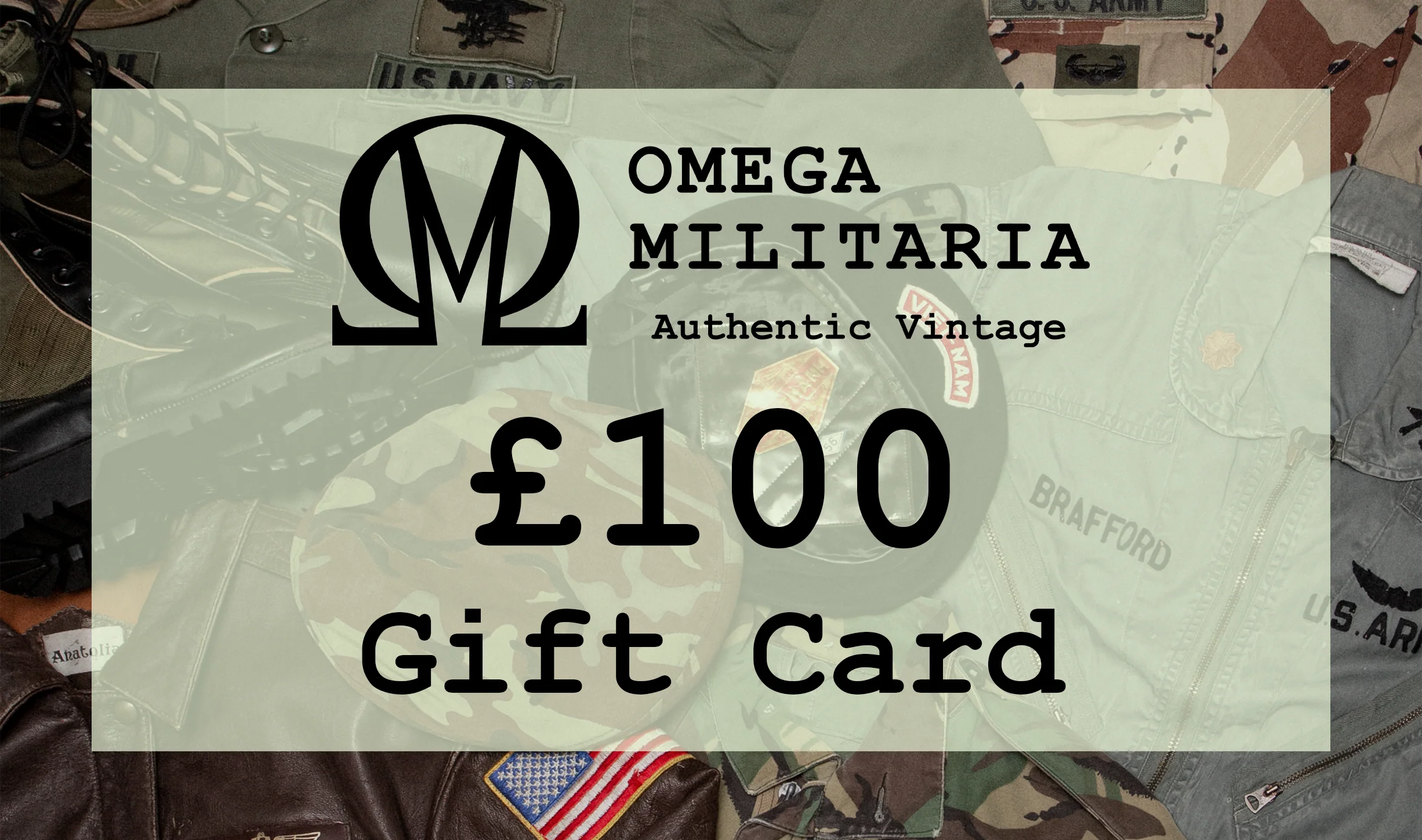Omega Militaria Gift Card - Image 5
