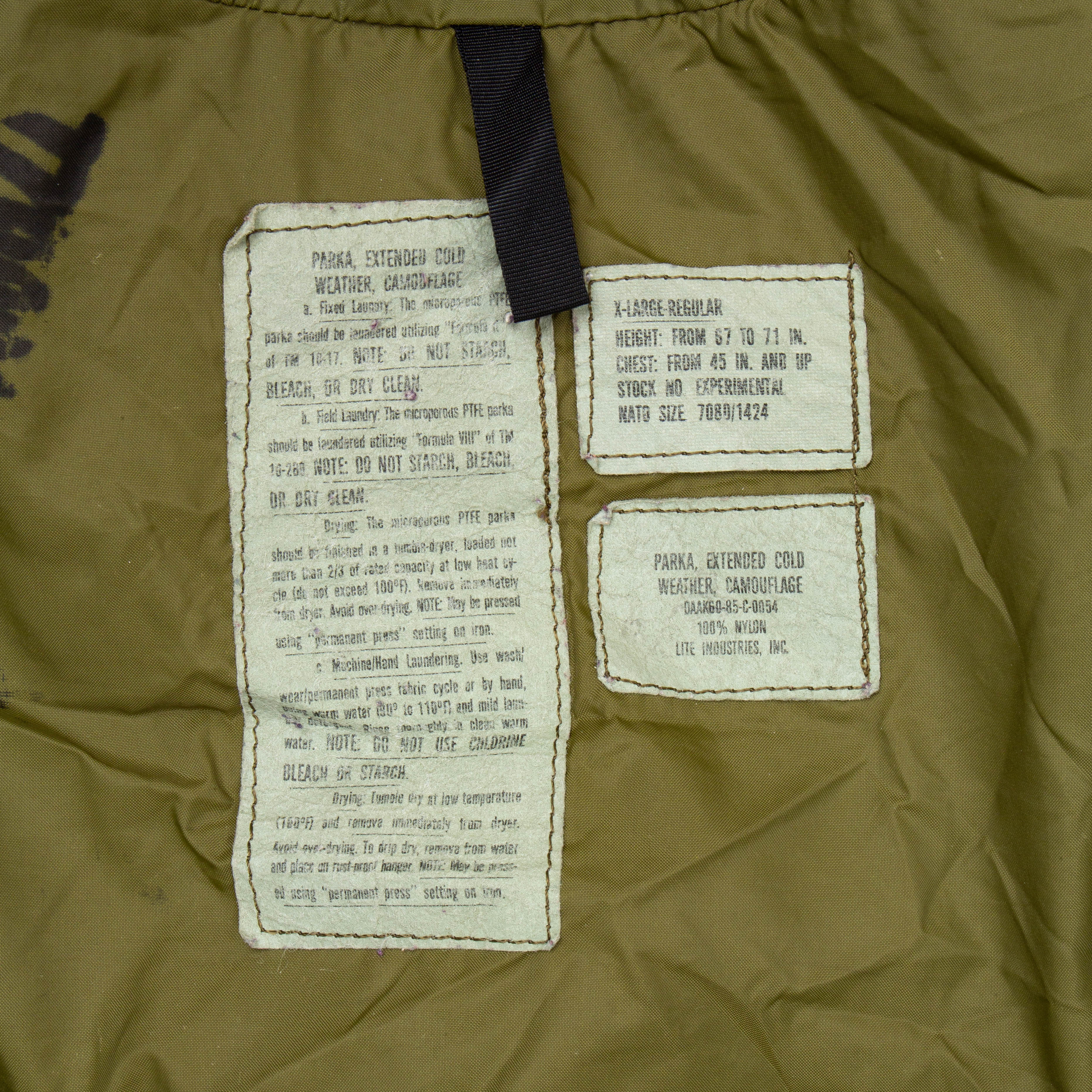 Rare 80s Experimental Woodland ECWCS Waterproof Parka - X-Large - Image 7