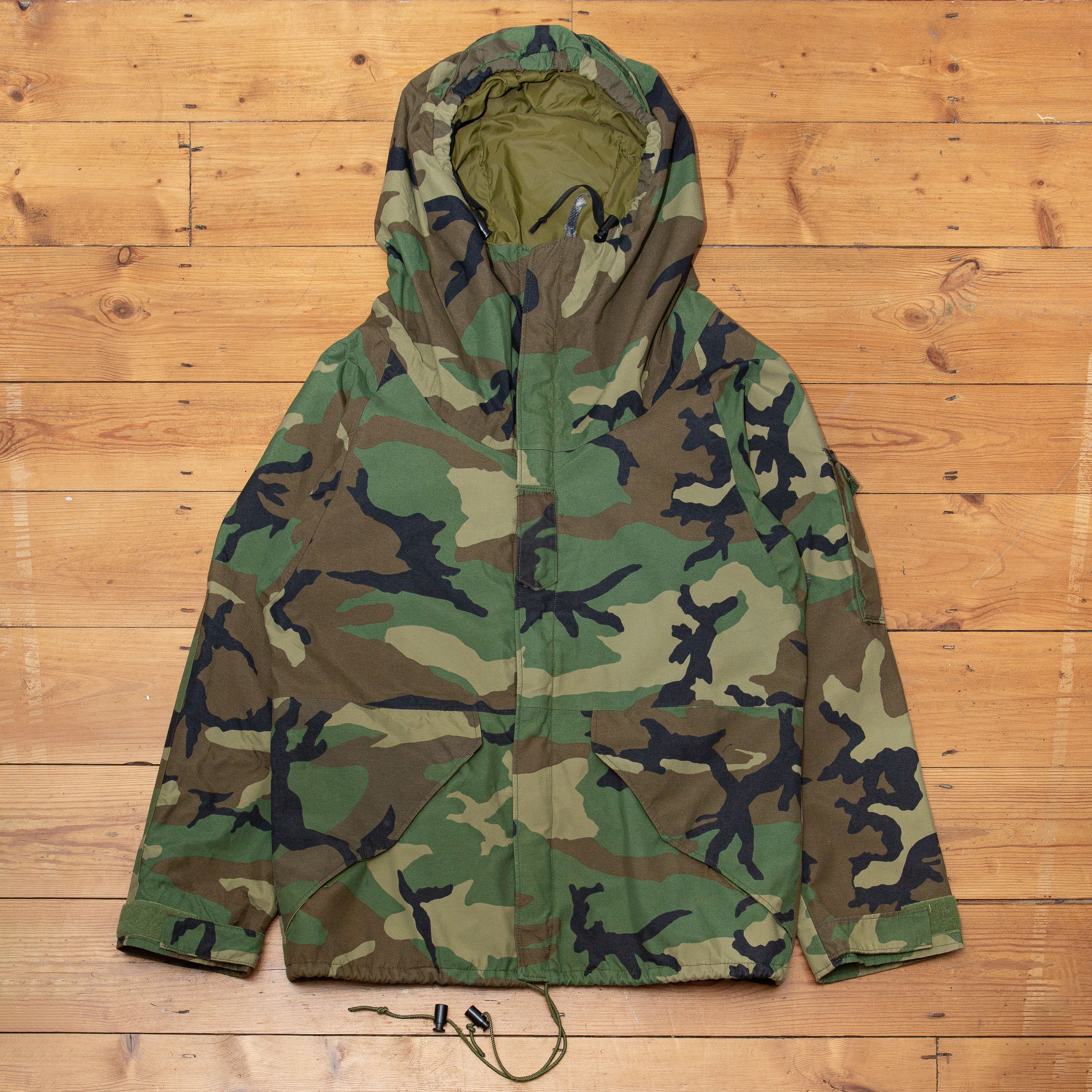 Rare 80s Vintage Experimental Woodland ECWCS Waterproof Parka - Medium