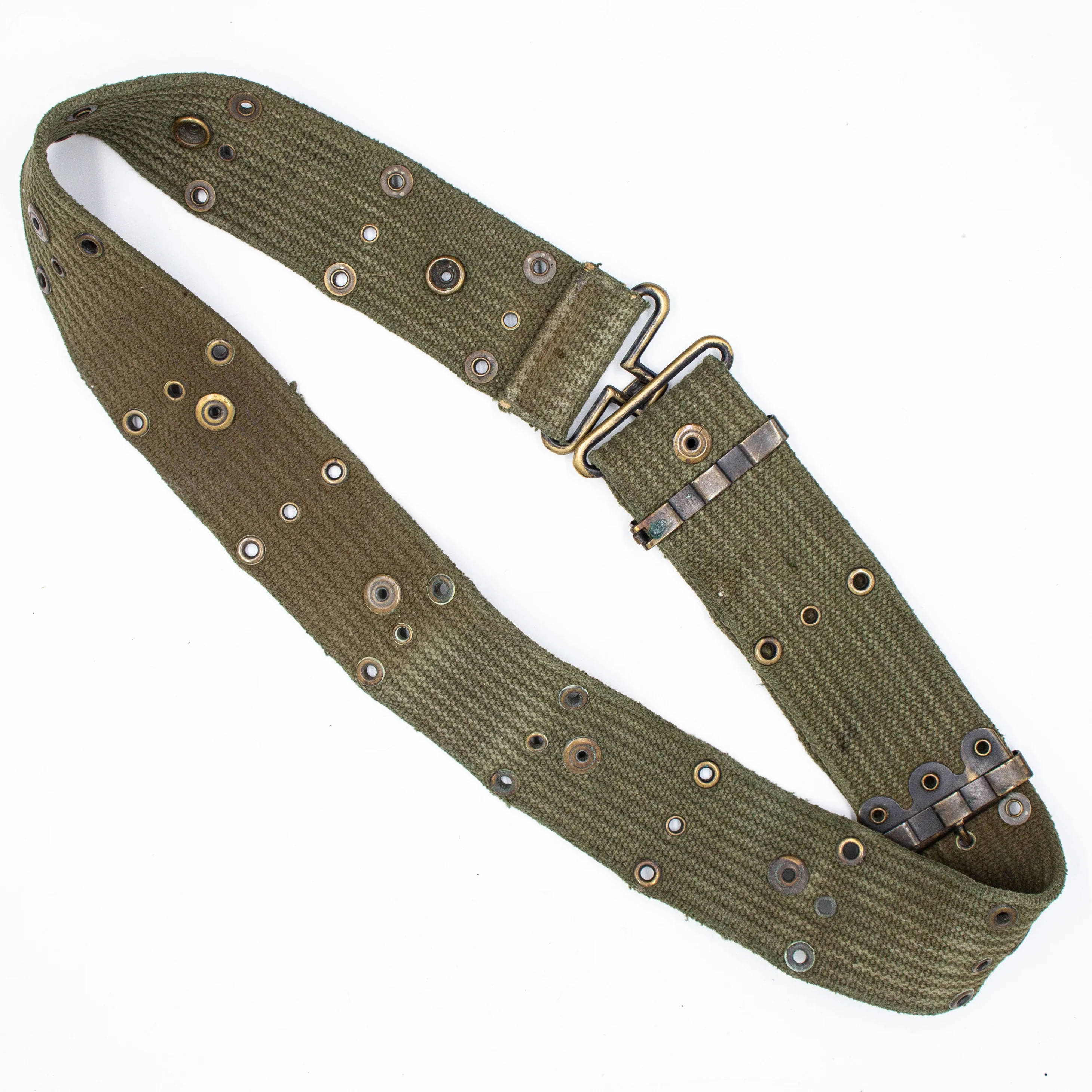 Rare Original Vietnam War USMC M1961 Webbing Belt - Image 5